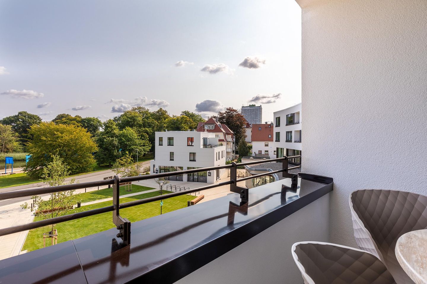 Godewindpark Travemünde Godewindpark Travemünde 2-04 Travemünde - Überdachte Loggia in Ost-Lage