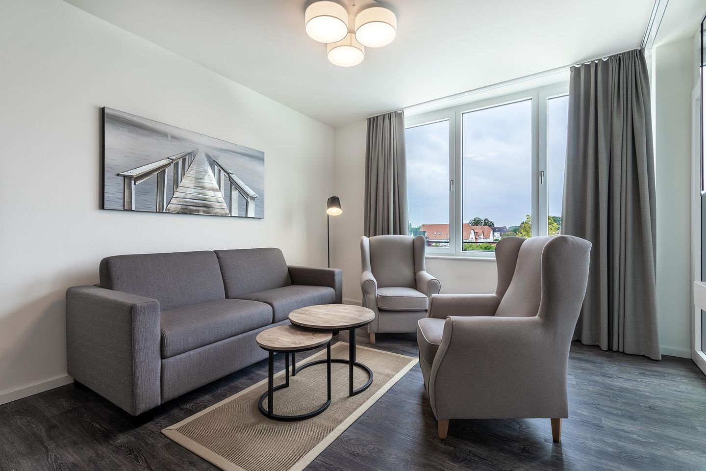 Godewindpark Travemünde Godewindpark Travemünde 3-13 Travemünde - Wohn-Essbereich mit Doppelschlafcouch