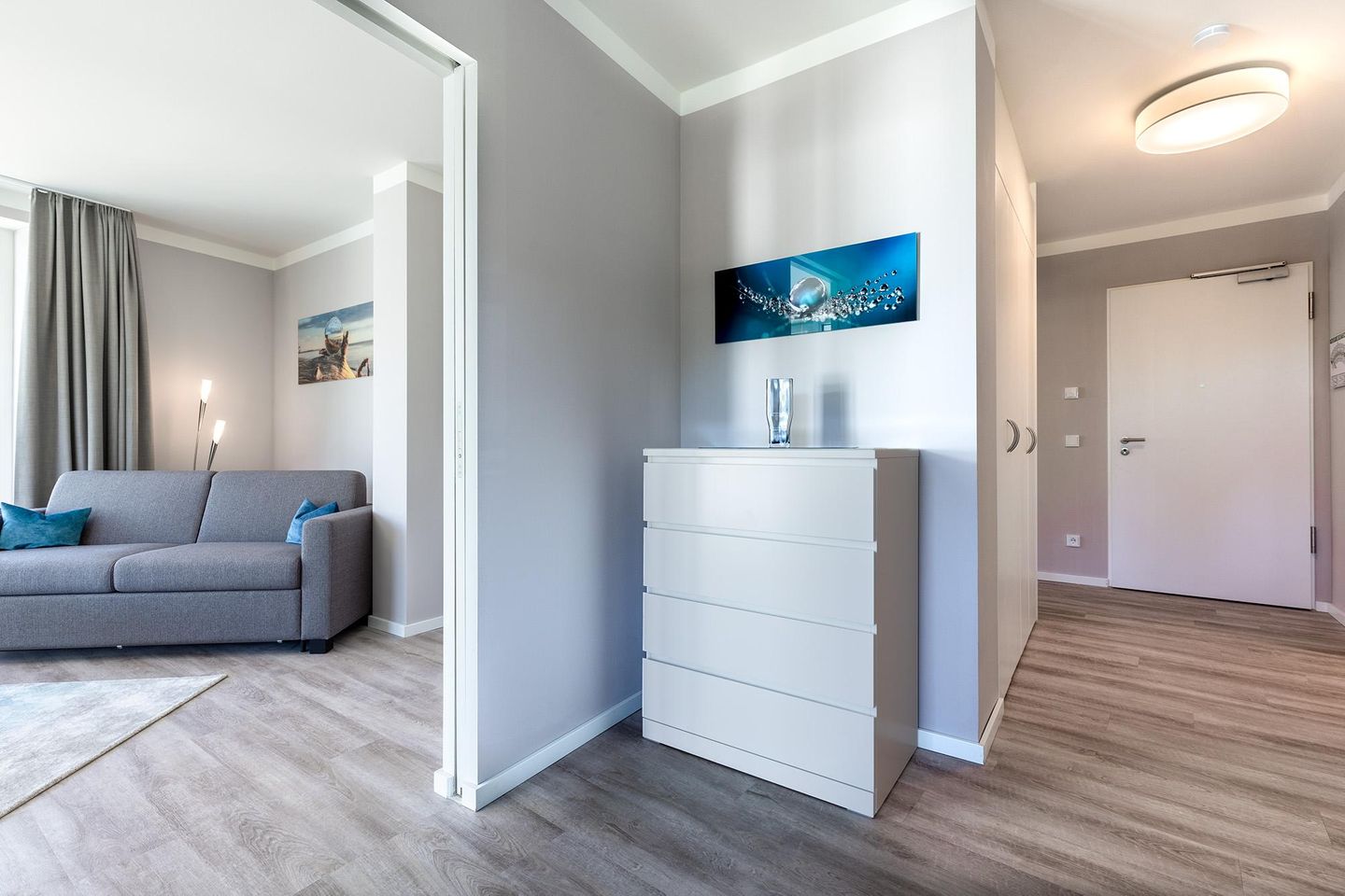 Godewindpark Travemünde Godewindpark Travemünde 1-16 Travemünde - Wohn-Essbereich mit Schiebetür