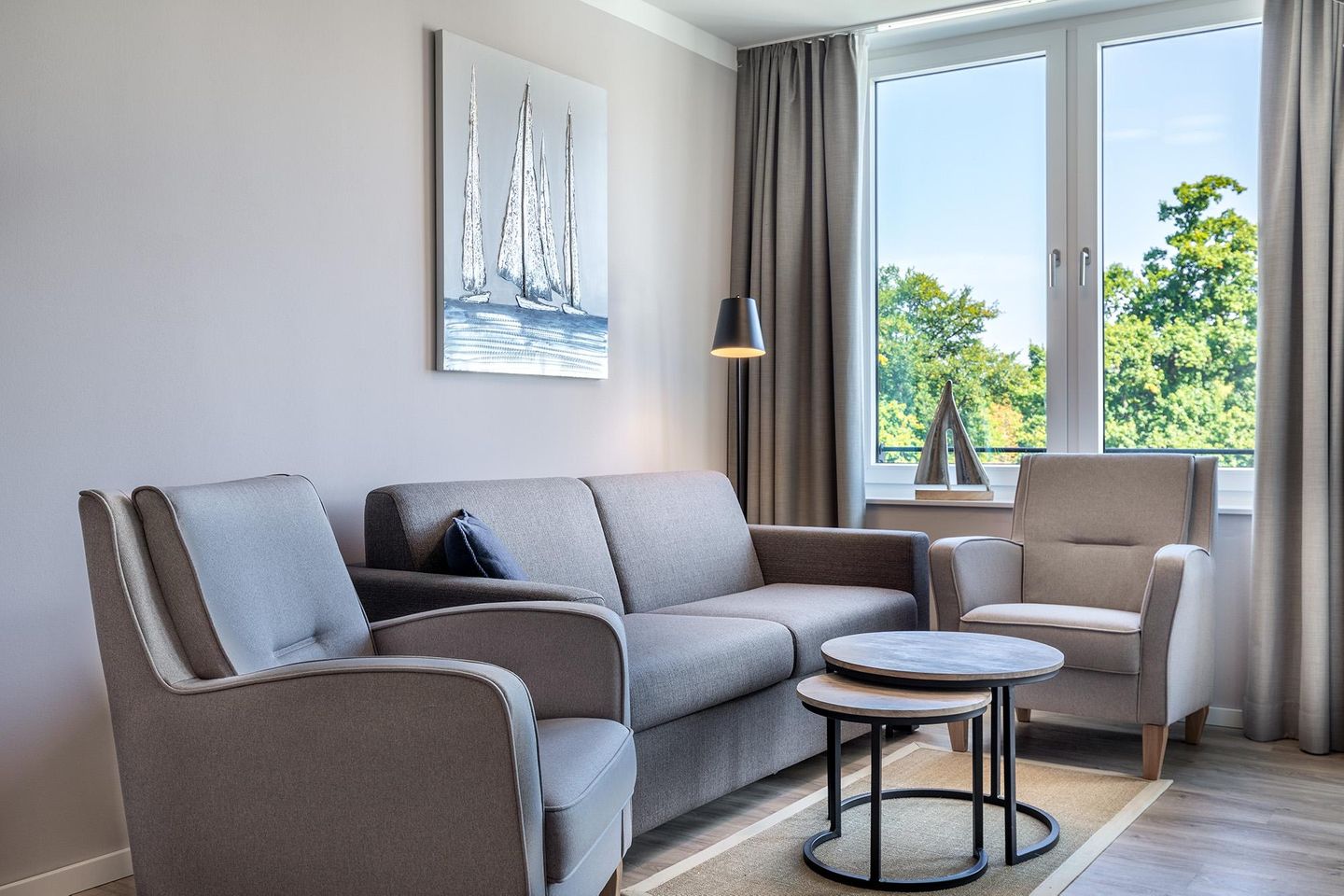 Godewindpark Travemünde Godewindpark Travemünde 2-14 Travemünde - Wohn-Essbereich mit Doppelschlafcouch