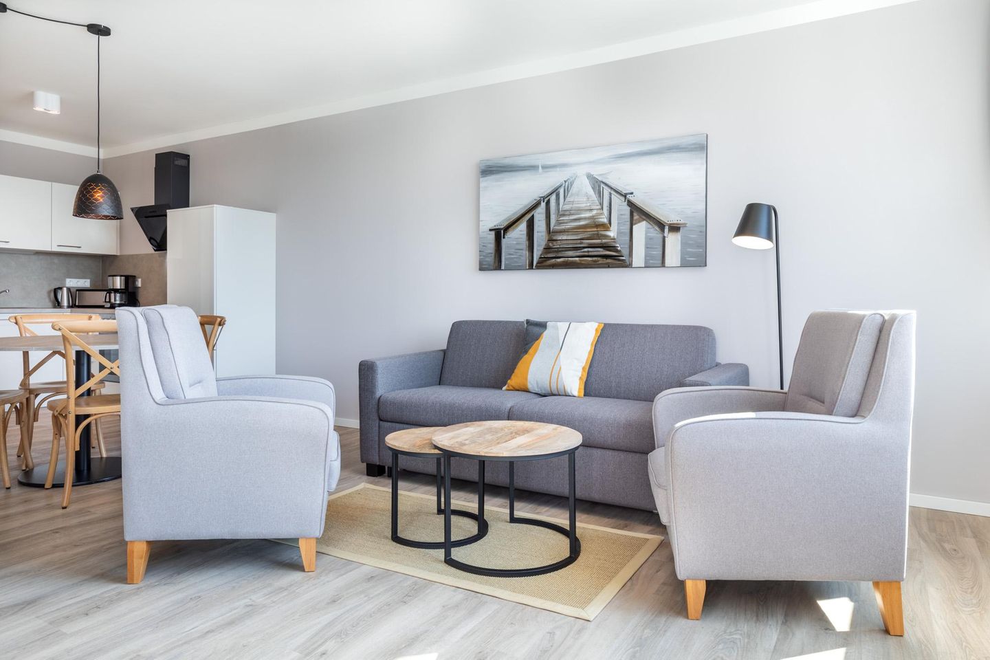 Godewindpark Travemünde Godewindpark Travemünde 2-15 Travemünde - Wohn-Essbereich mit Doppelschlafcouch