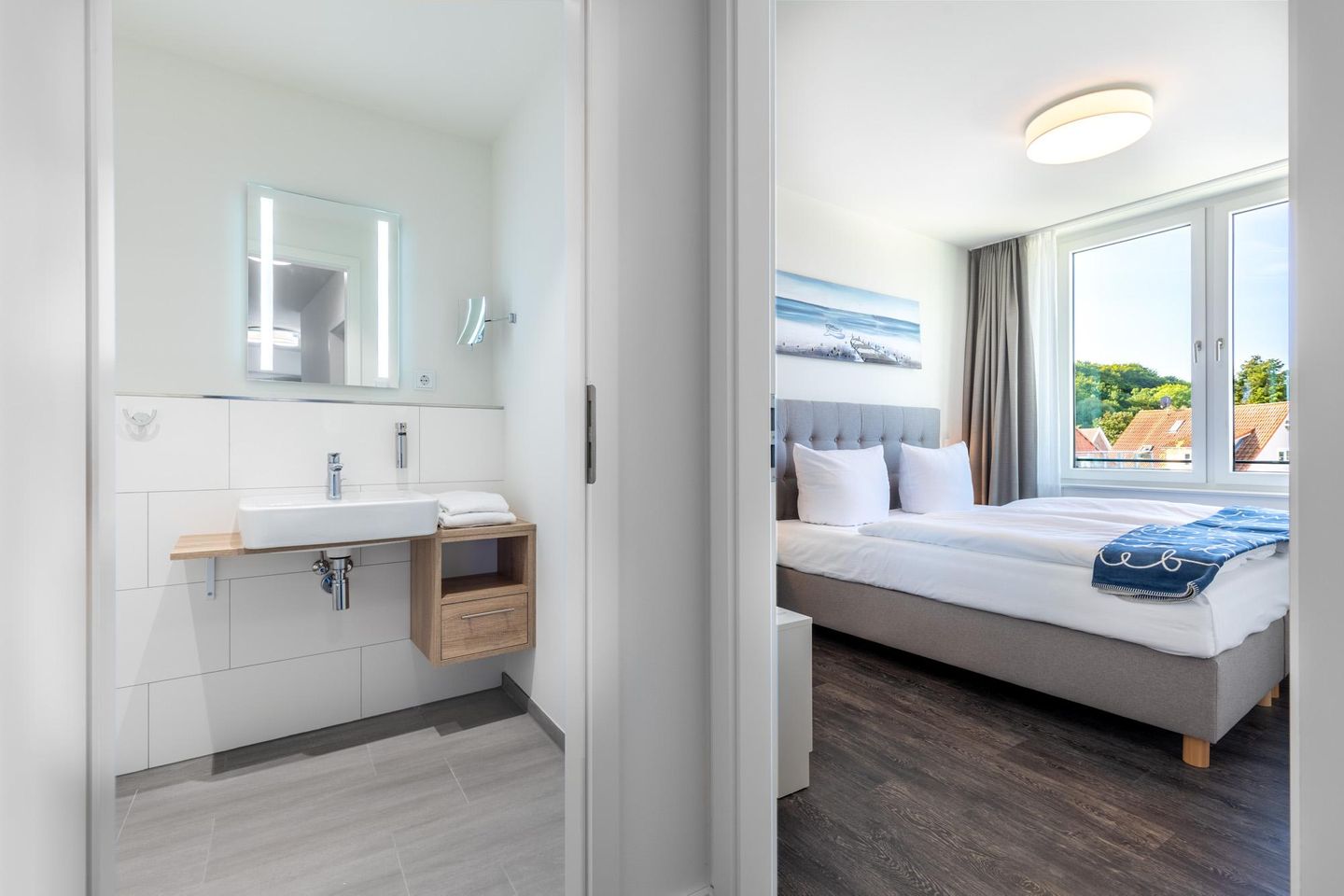 Godewindpark Travemünde Godewindpark Travemünde 3-17 Travemünde - Flur mit Zugang zum zweiten WC