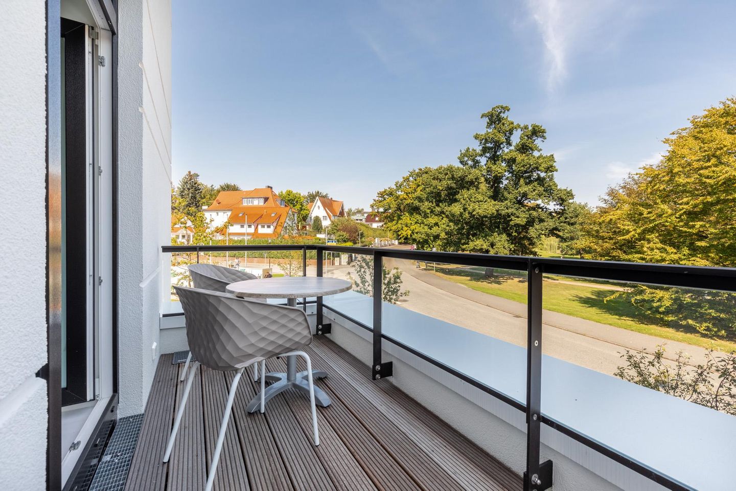 Villa Godewindpark Travemünde Villa Godewindpark Travemünde 02 Travemünde - Balkon mit Ausblick