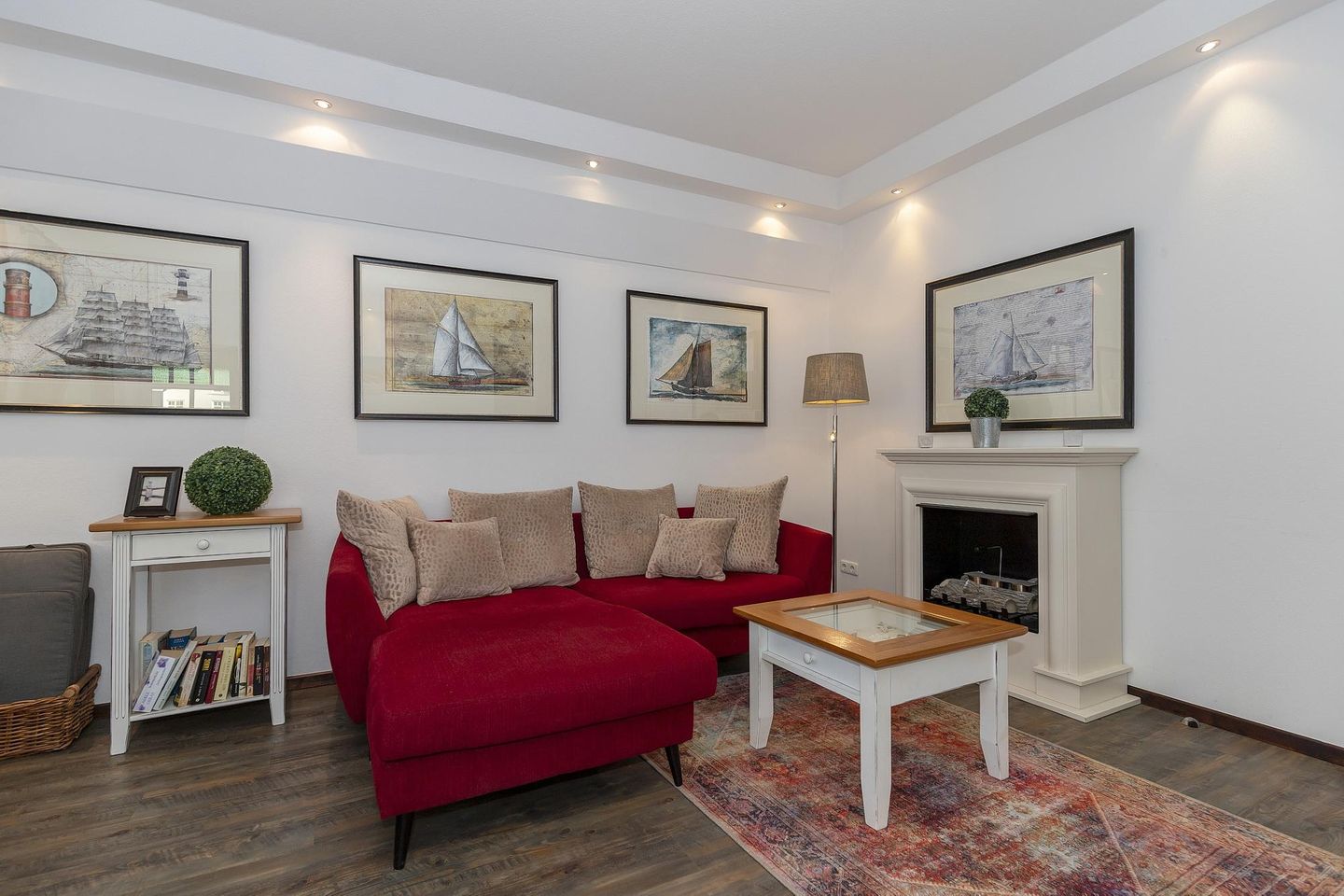 Dünenschloss Dünenschloss 3-05 Kühlungsborn - Wohn-Essbereich mit Couch