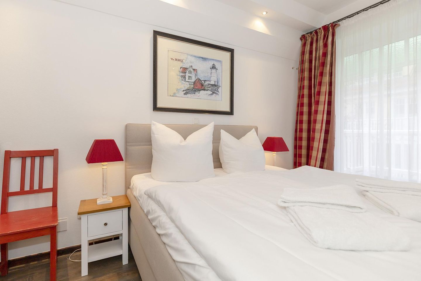 Dünenschloss Dünenschloss 3-05 Kühlungsborn - Schlafzimmer mit Doppelbett