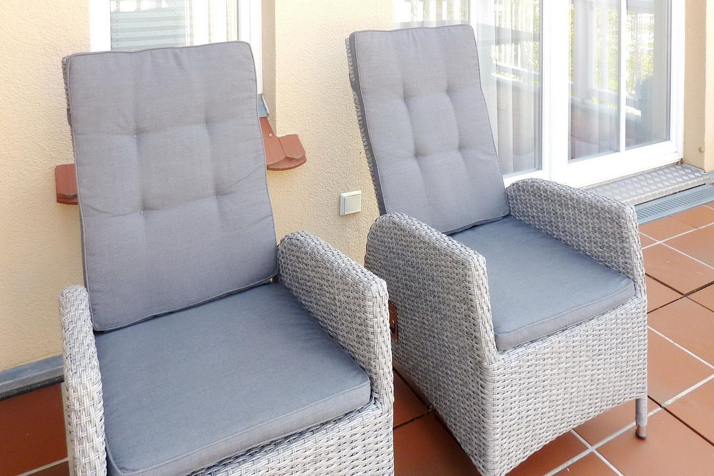 Dünenschloss Dünenschloss 3-05 Kühlungsborn - Balkon mit Gartenmöbeln