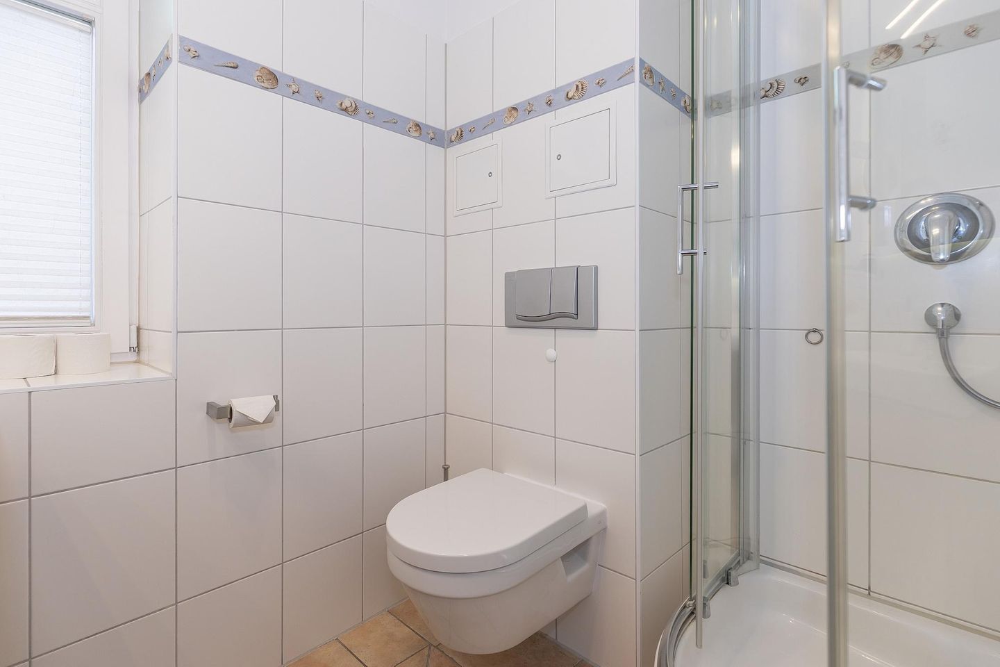 Dünenschloss Dünenschloss 3-05 Kühlungsborn - Badezimmer mit Dusche