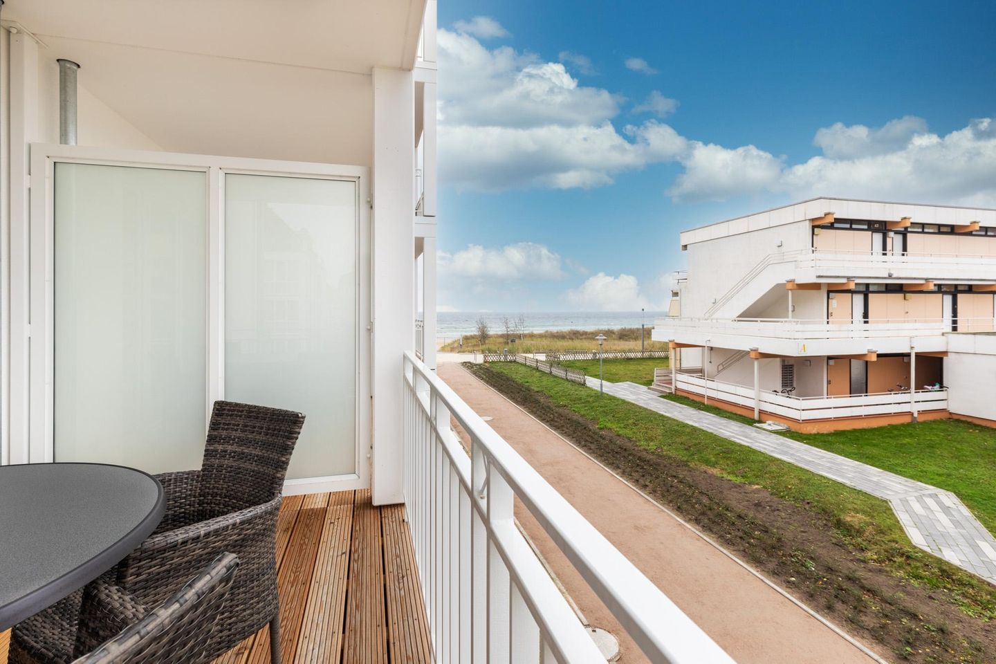 Apartmentanlage Meerblickvilla Apartmentanlage Meerblickvilla 1-04 Großenbrode - Balkon in Süd-West-Lage - gbmv1-04 - Großenbrode
