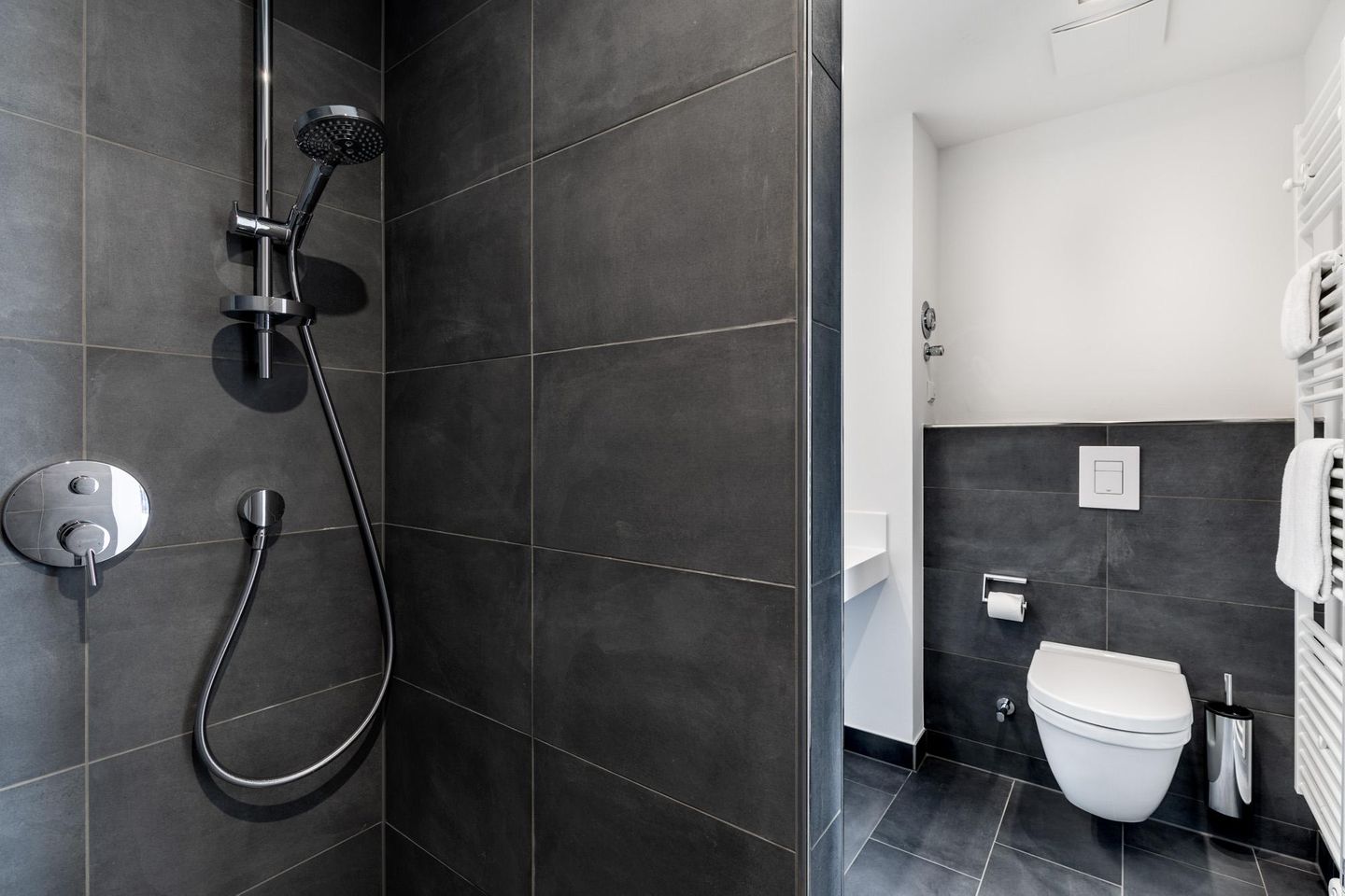 Apartmentanlage Meerblickvilla Apartmentanlage Meerblickvilla 1-10 Großenbrode - Badezimmer 2 mit ebenerdiger Regendusche