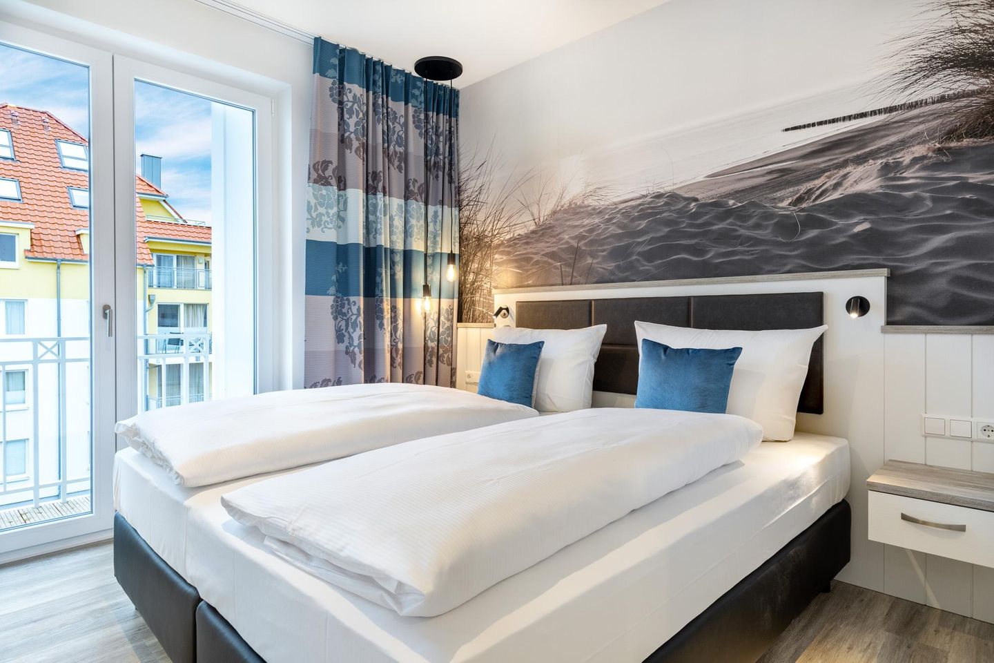 Apartmentanlage Meerblickvilla Apartmentanlage Meerblickvilla 2-18 Großenbrode - Schlafzimmer mit Austritt