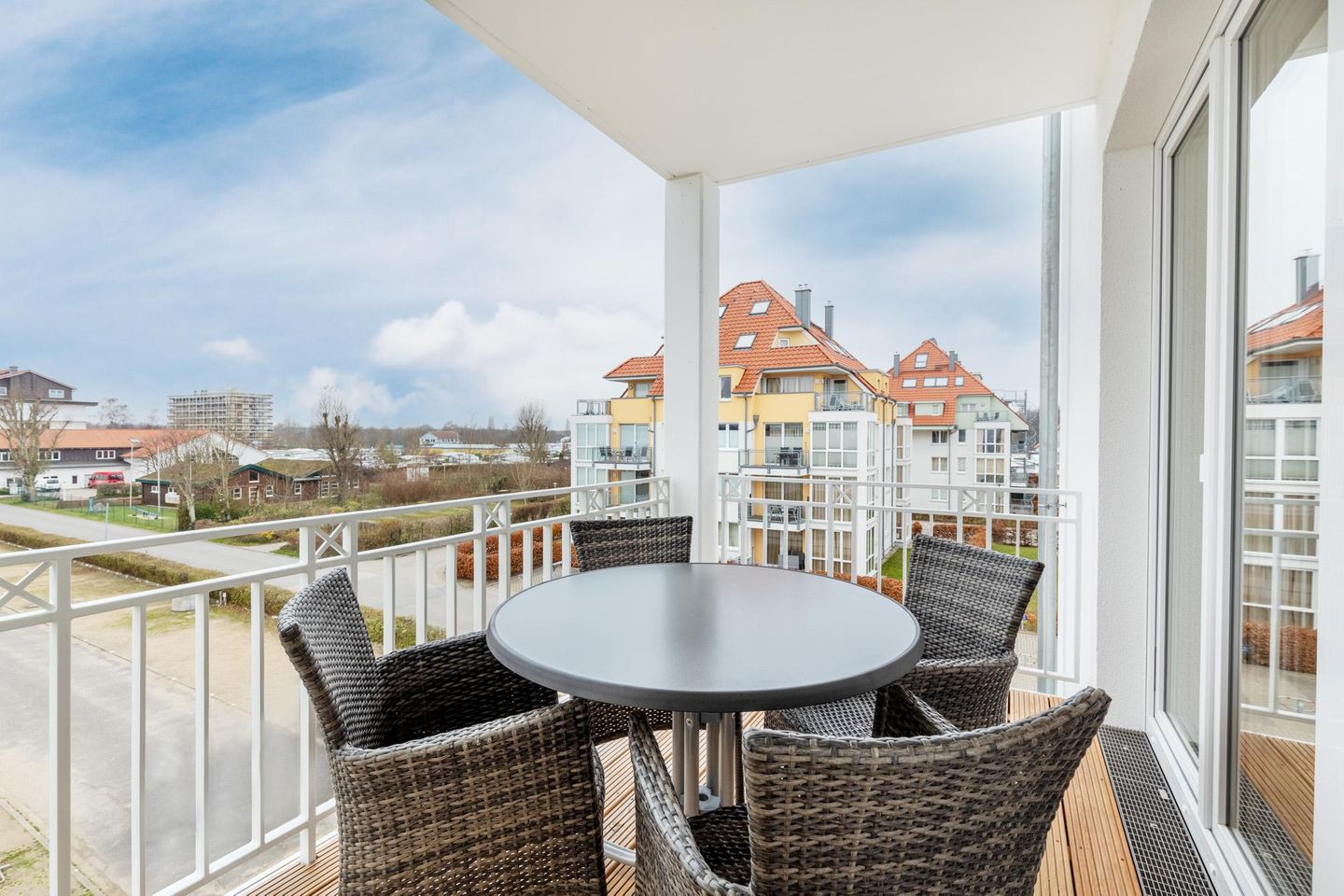 Apartmentanlage Meerblickvilla Apartmentanlage Meerblickvilla 2-18 Großenbrode - Balkon in Süd-West-Lage