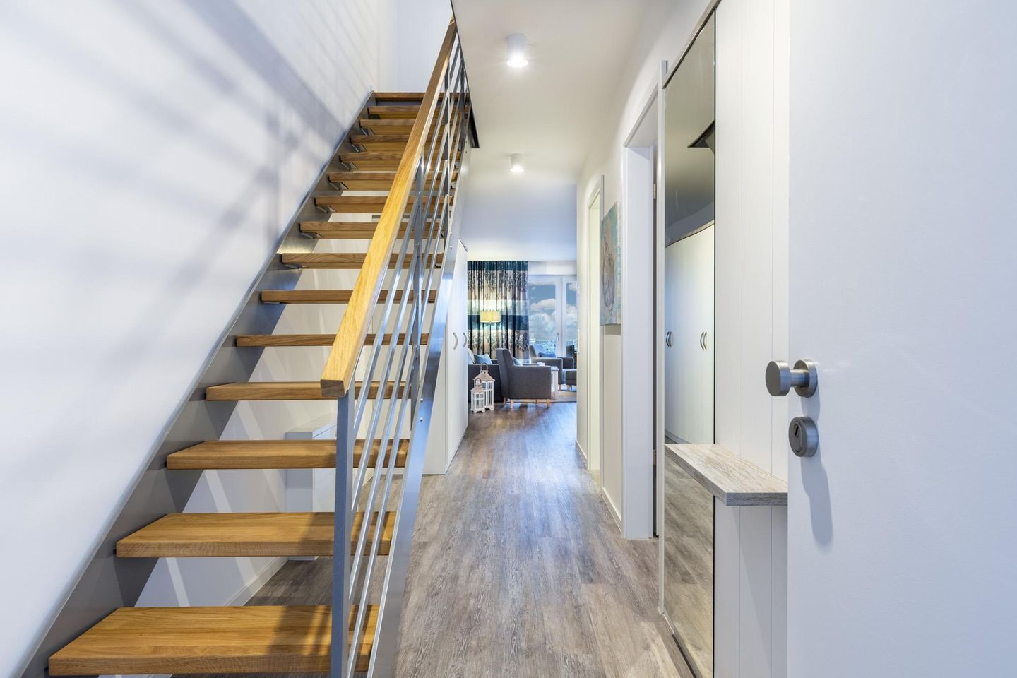 Apartmentanlage Meerblickvilla Apartmentanlage Meerblickvilla 3-35 Großenbrode - Entree mit Treppe zur Galerie