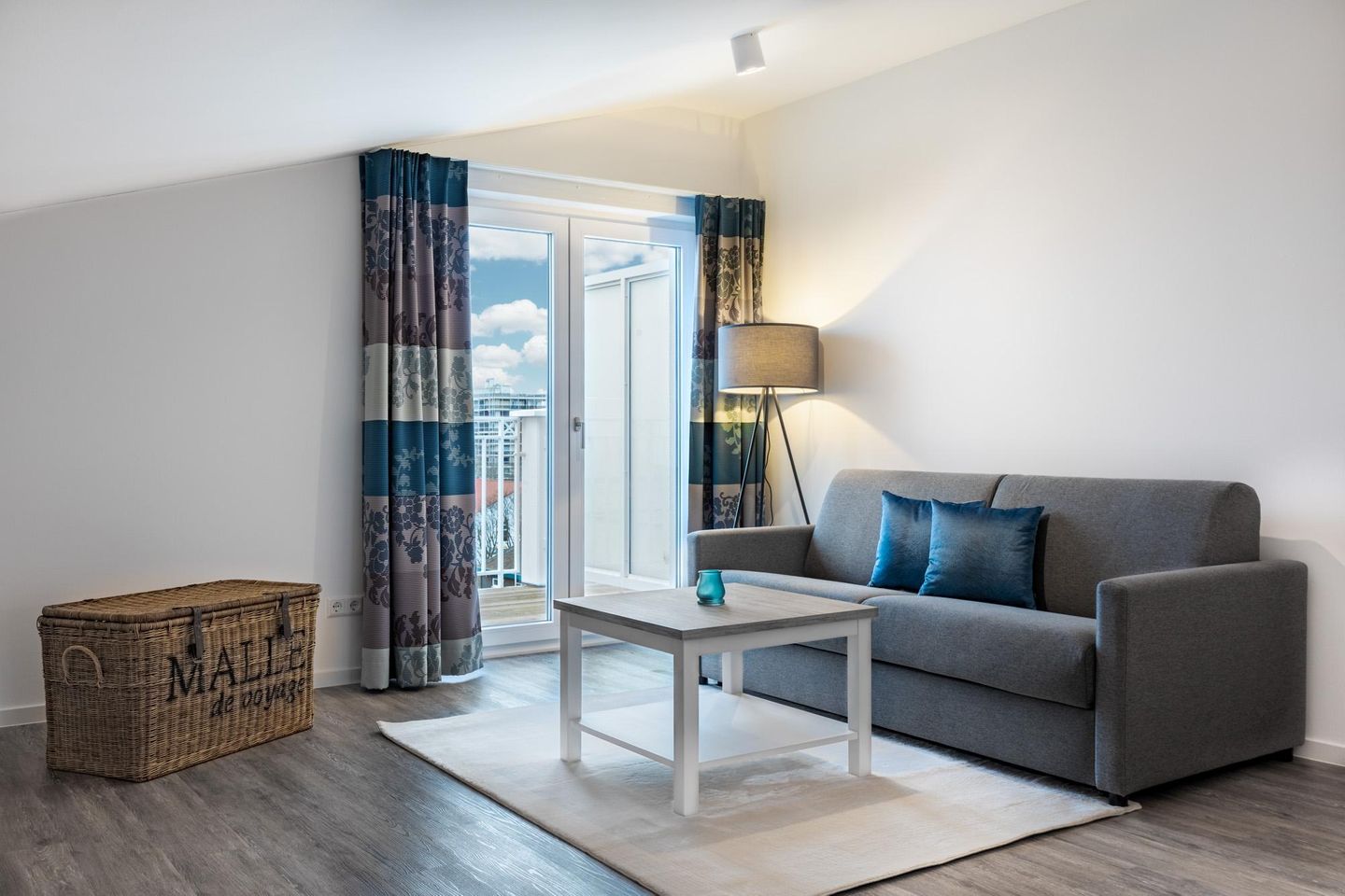 Apartmentanlage Meerblickvilla Apartmentanlage Meerblickvilla 3-35 Großenbrode - Galerie mit Zugang zum 2. Balkon