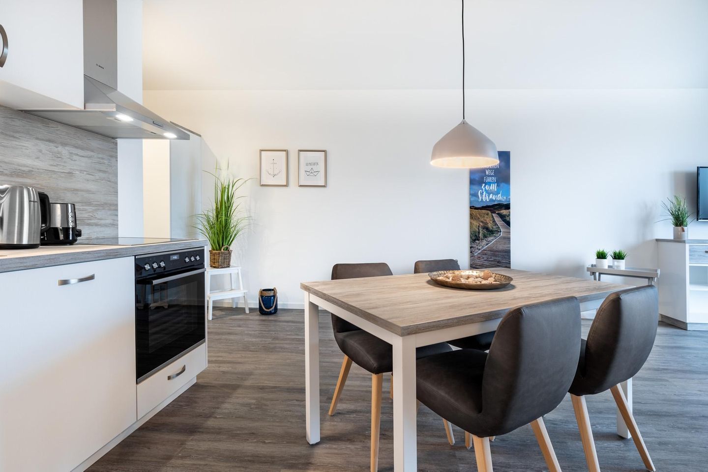 Apartmentanlage Meerblickvilla Apartmentanlage Meerblickvilla 1-06 Großenbrode - Wohn-/Essbereich mit Esstisch