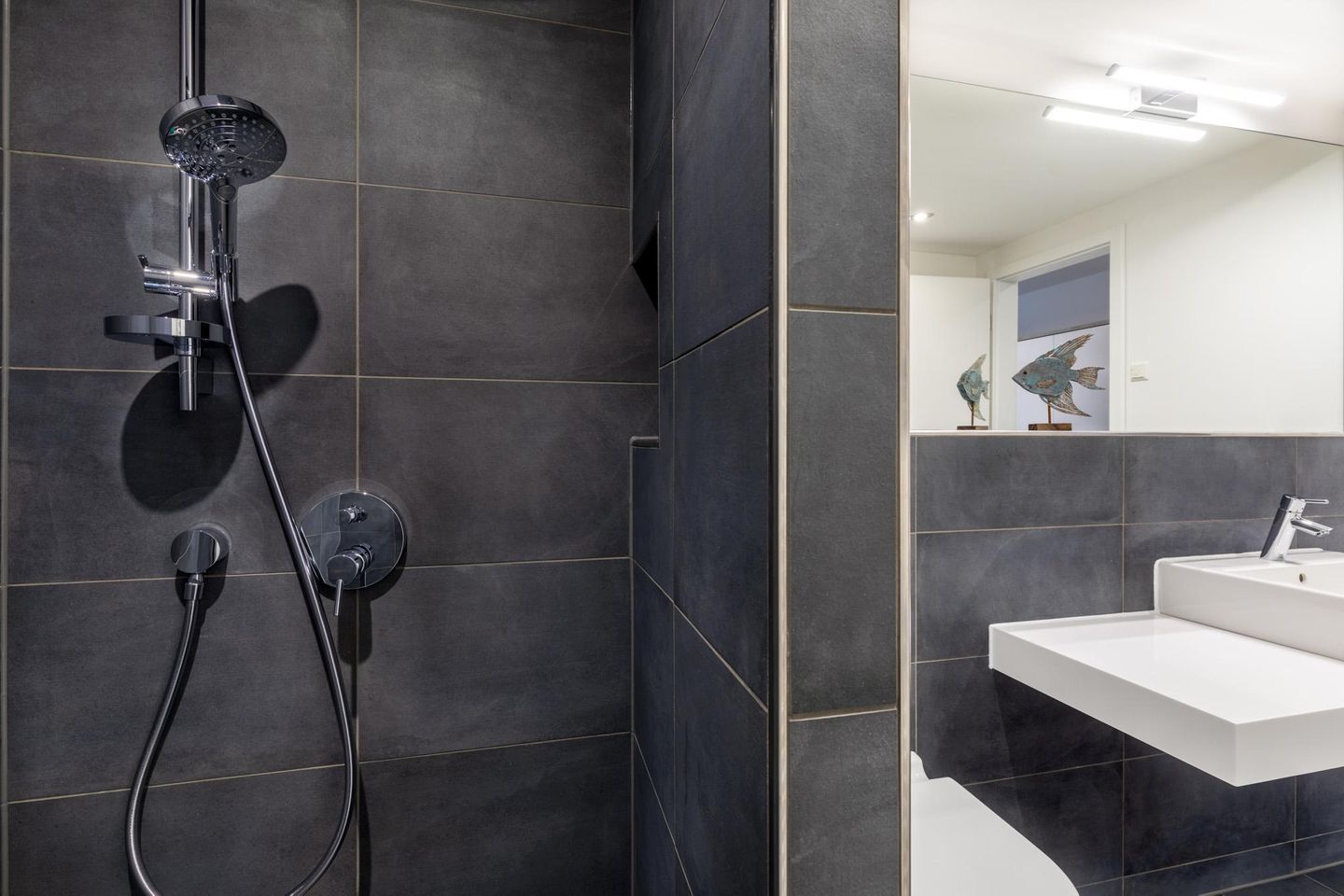 Apartmentanlage Meerblickvilla Apartmentanlage Meerblickvilla 1-08 Großenbrode - Badezimmer mit Regendusche