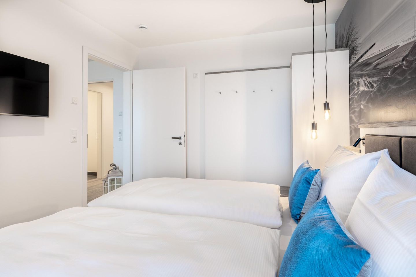 Apartmentanlage Meerblickvilla Apartmentanlage Meerblickvilla 2-23 Großenbrode - Schlafzimmer 1 mit Boxspringbett