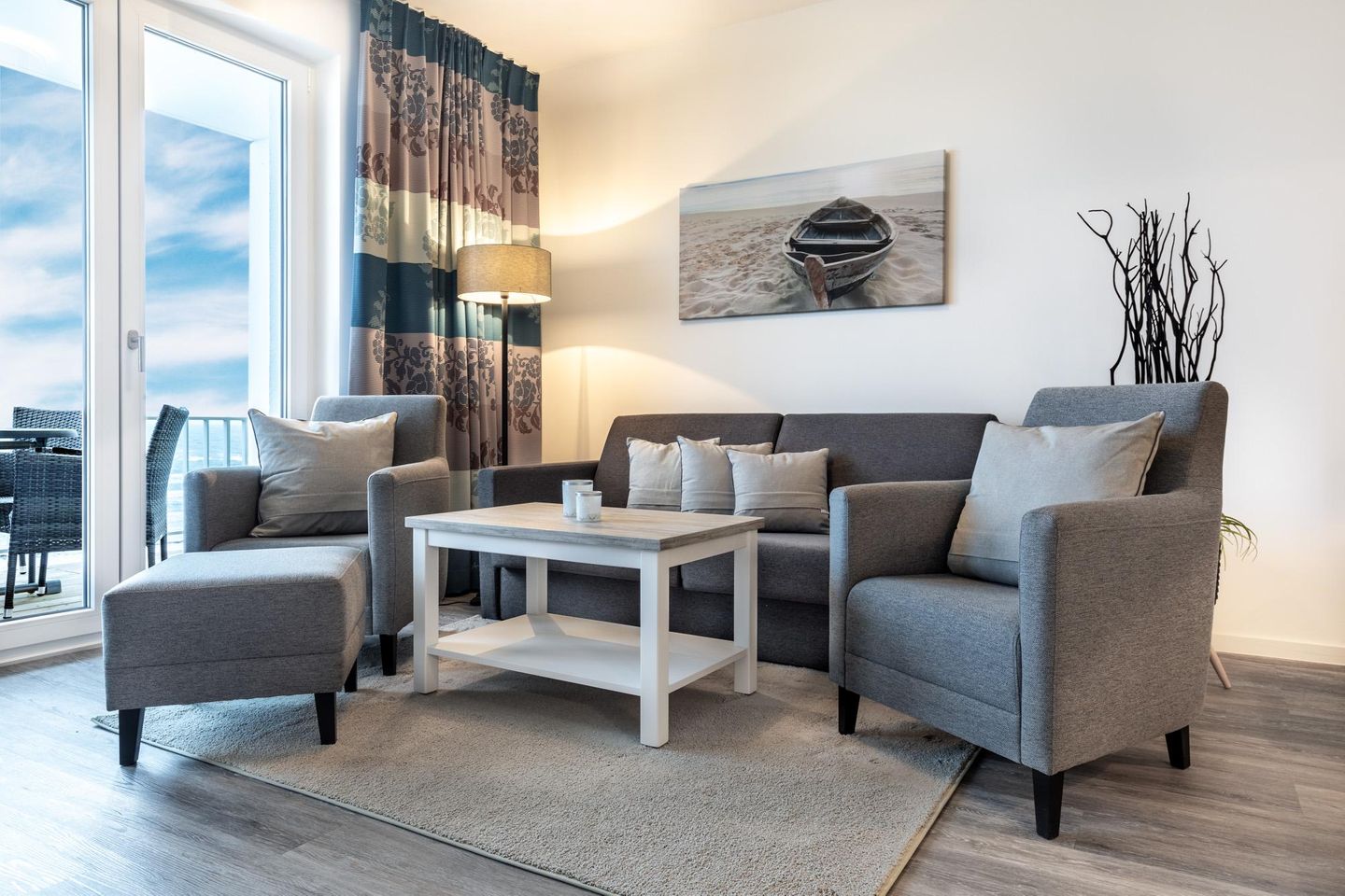 Apartmentanlage Meerblickvilla Apartmentanlage Meerblickvilla 3-39 Großenbrode - Wohn-/Essbereich mt Sitzgelegenheit