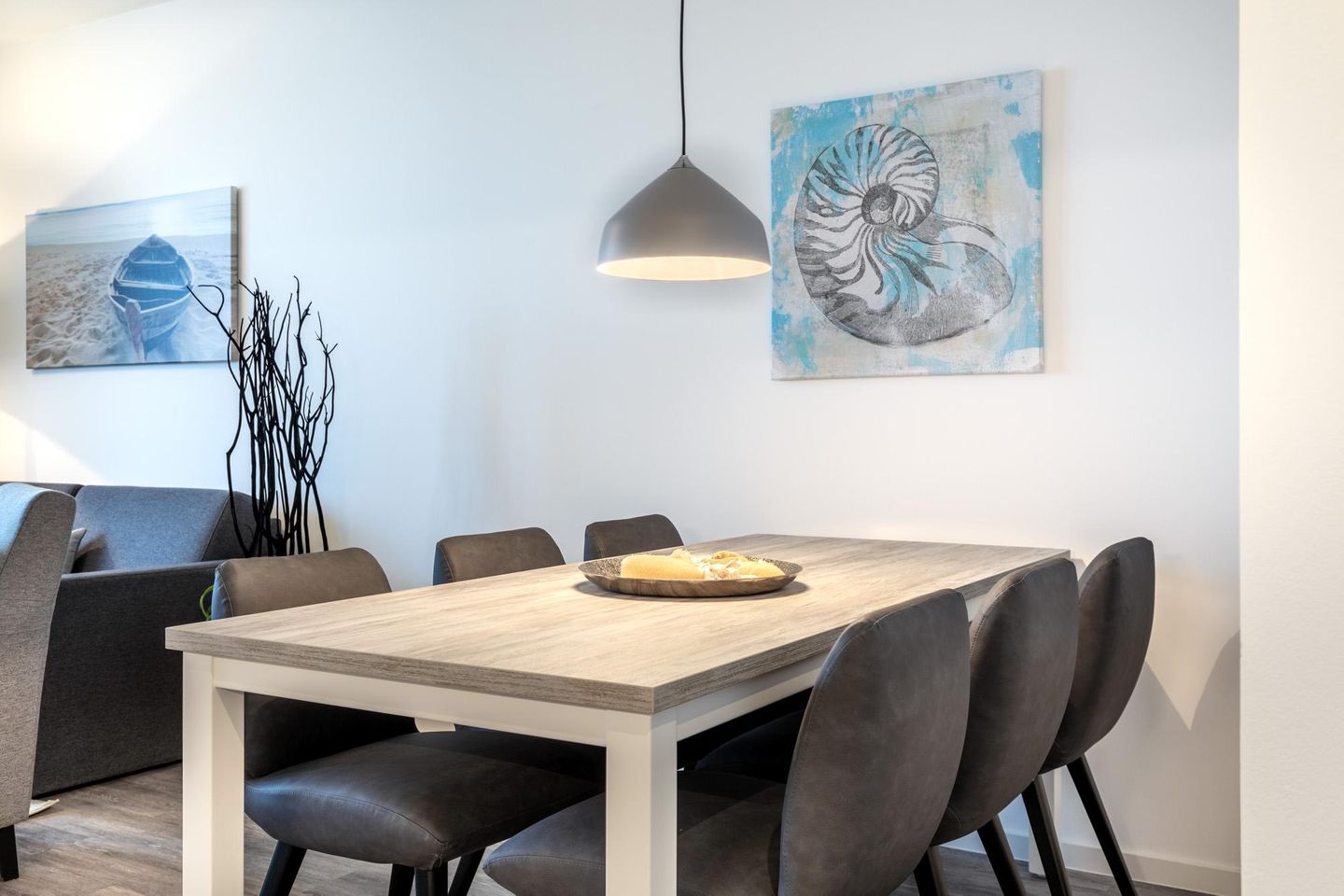 Apartmentanlage Meerblickvilla Apartmentanlage Meerblickvilla 3-39 Großenbrode - Wohn-/Essbereich mit Esstisch