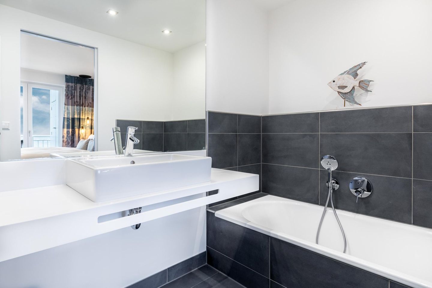 Apartmentanlage Meerblickvilla Apartmentanlage Meerblickvilla 3-39 Großenbrode - Badezimmer mit Badewanne