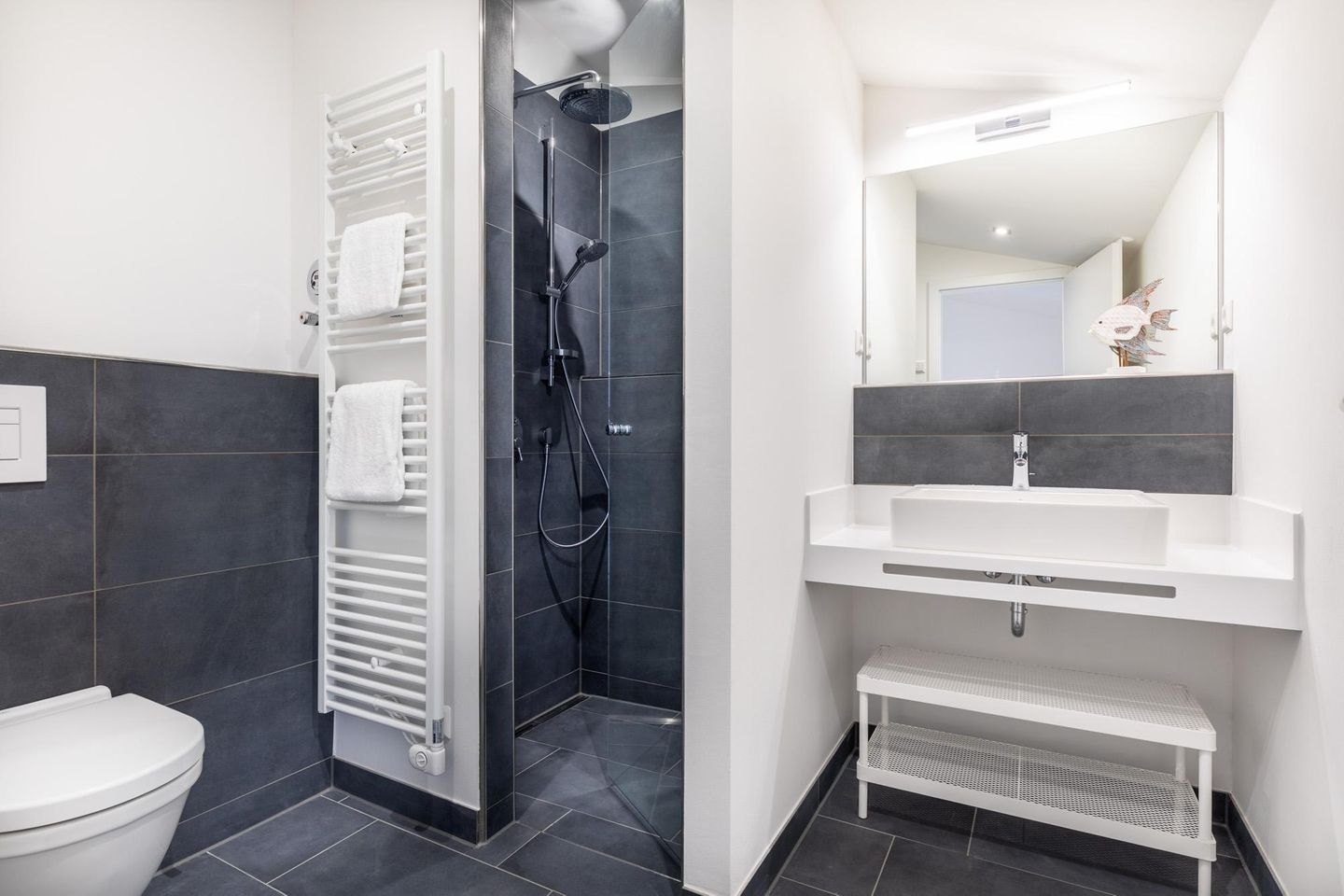 Apartmentanlage Meerblickvilla Apartmentanlage Meerblickvilla 3-33 Großenbrode - Badezimmer mit Regendusche