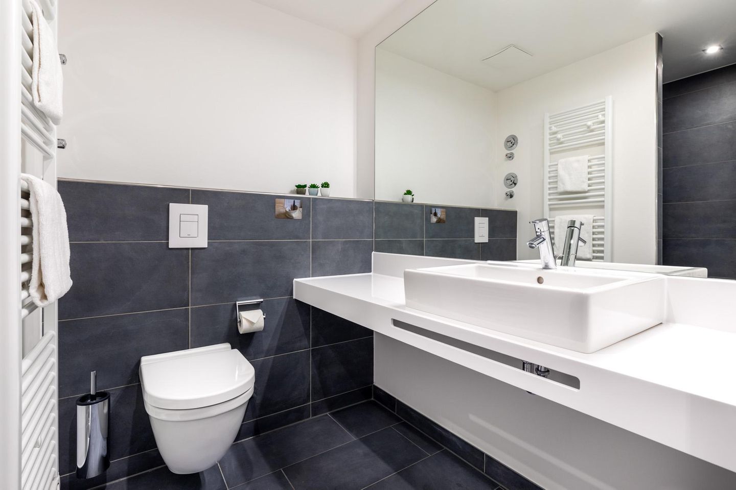 Apartmentanlage Meerblickvilla Apartmentanlage Meerblickvilla 3-38 Großenbrode - Badezimmer 1 mit Waschtisch