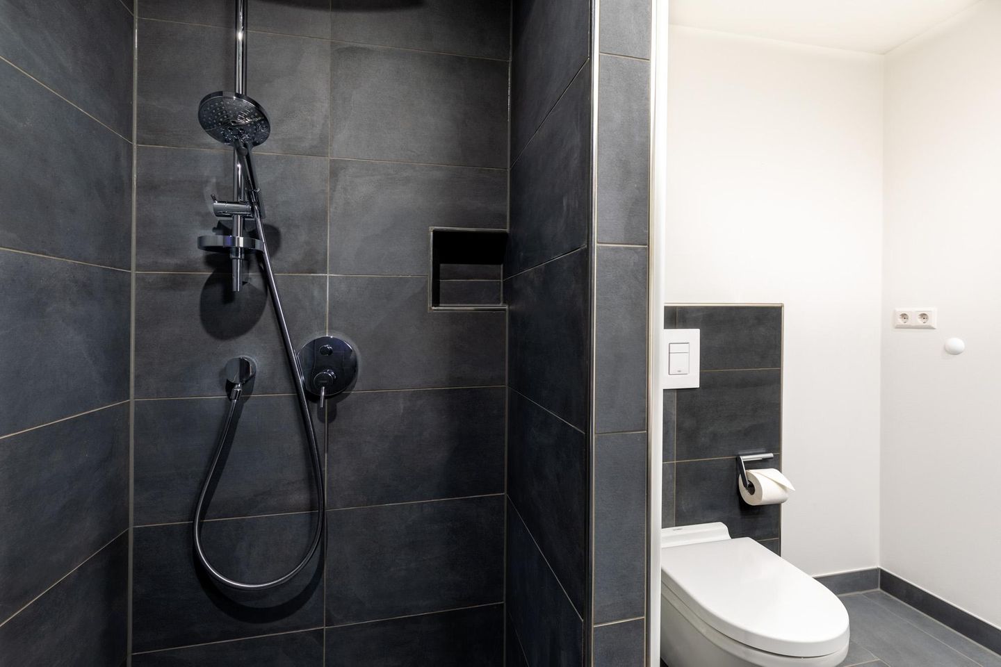 Apartmentanlage Meerblickvilla Apartmentanlage Meerblickvilla 1-16 Großenbrode - Badezimmer mit Regendusche