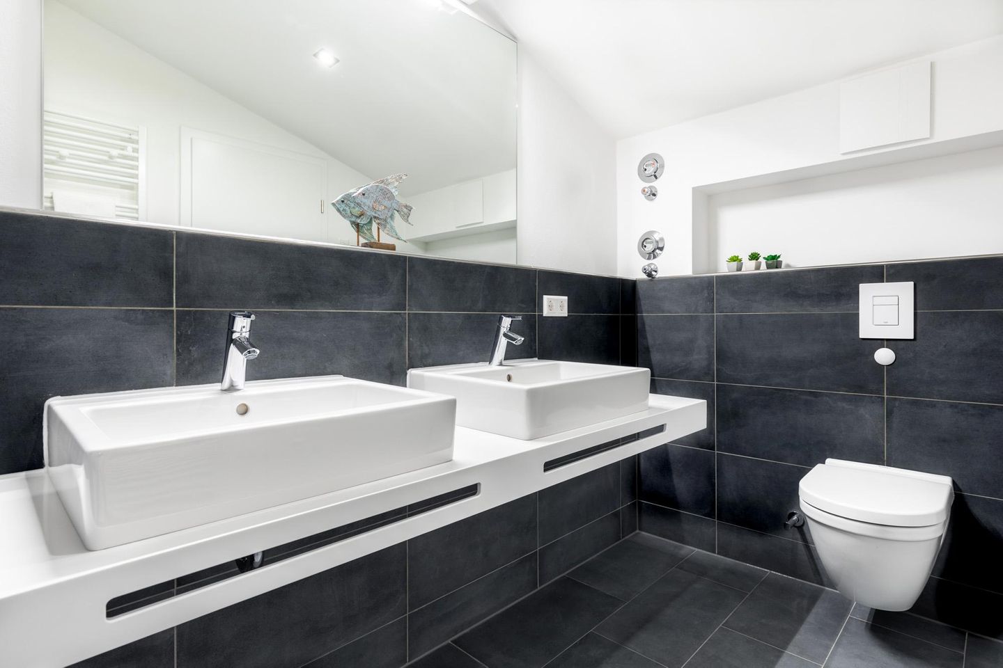 Apartmentanlage Meerblickvilla Apartmentanlage Meerblickvilla 4-48 Großenbrode - Badezimmer mit Waschtisch