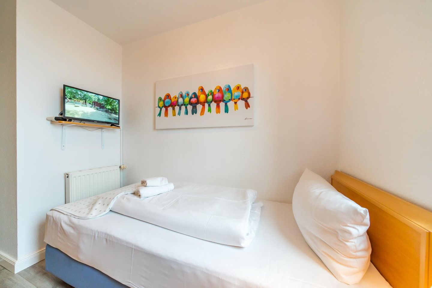 Hus Inselkieker Hus Inselkieker 424 Schillig - Schlafzimmer mit Einzelbett