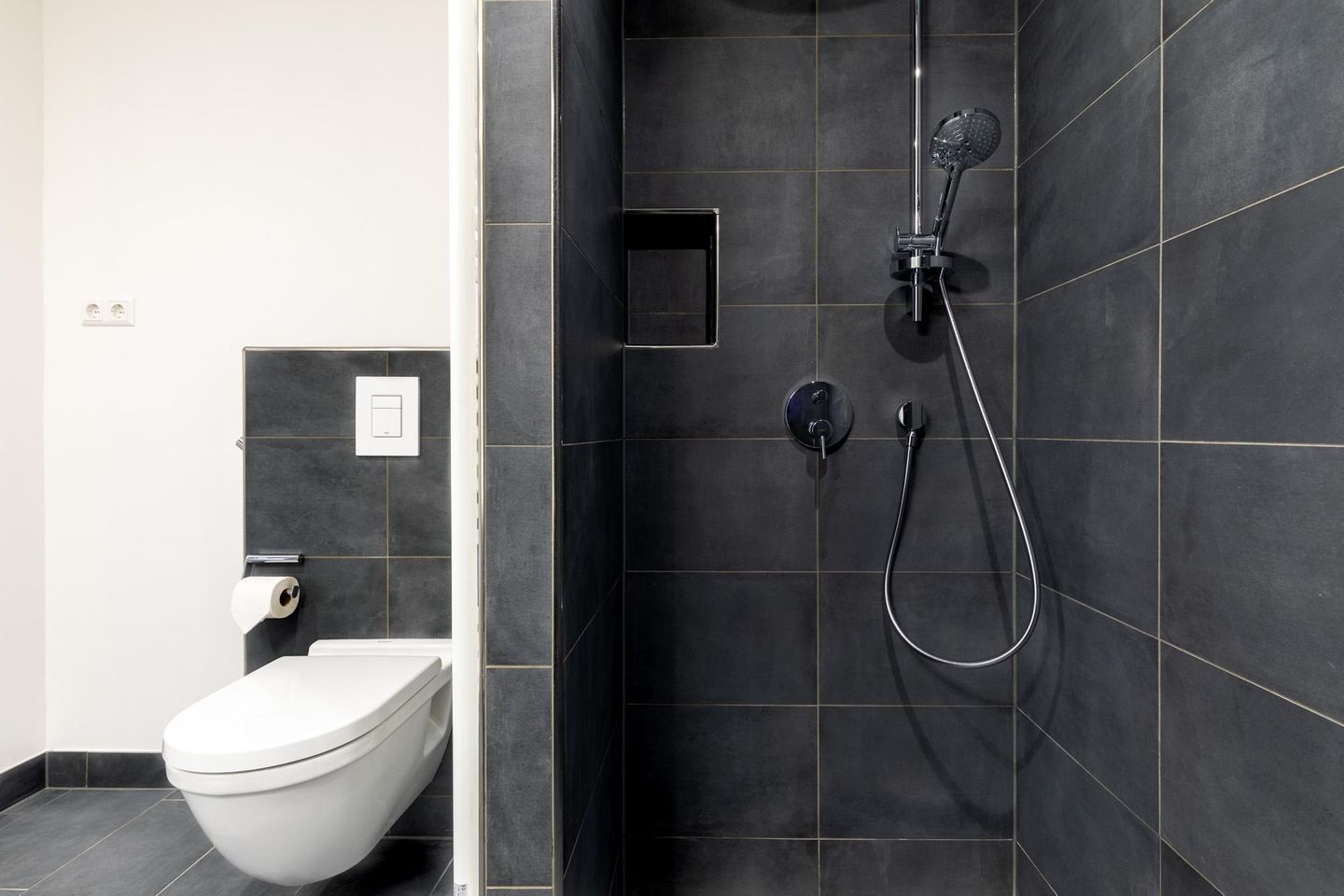 Apartmentanlage Meerblickvilla Apartmentanlage Meerblickvilla 0-02 Großenbrode - Badezimmer mit Regendusche - gbmv0-02 - Großenbrode