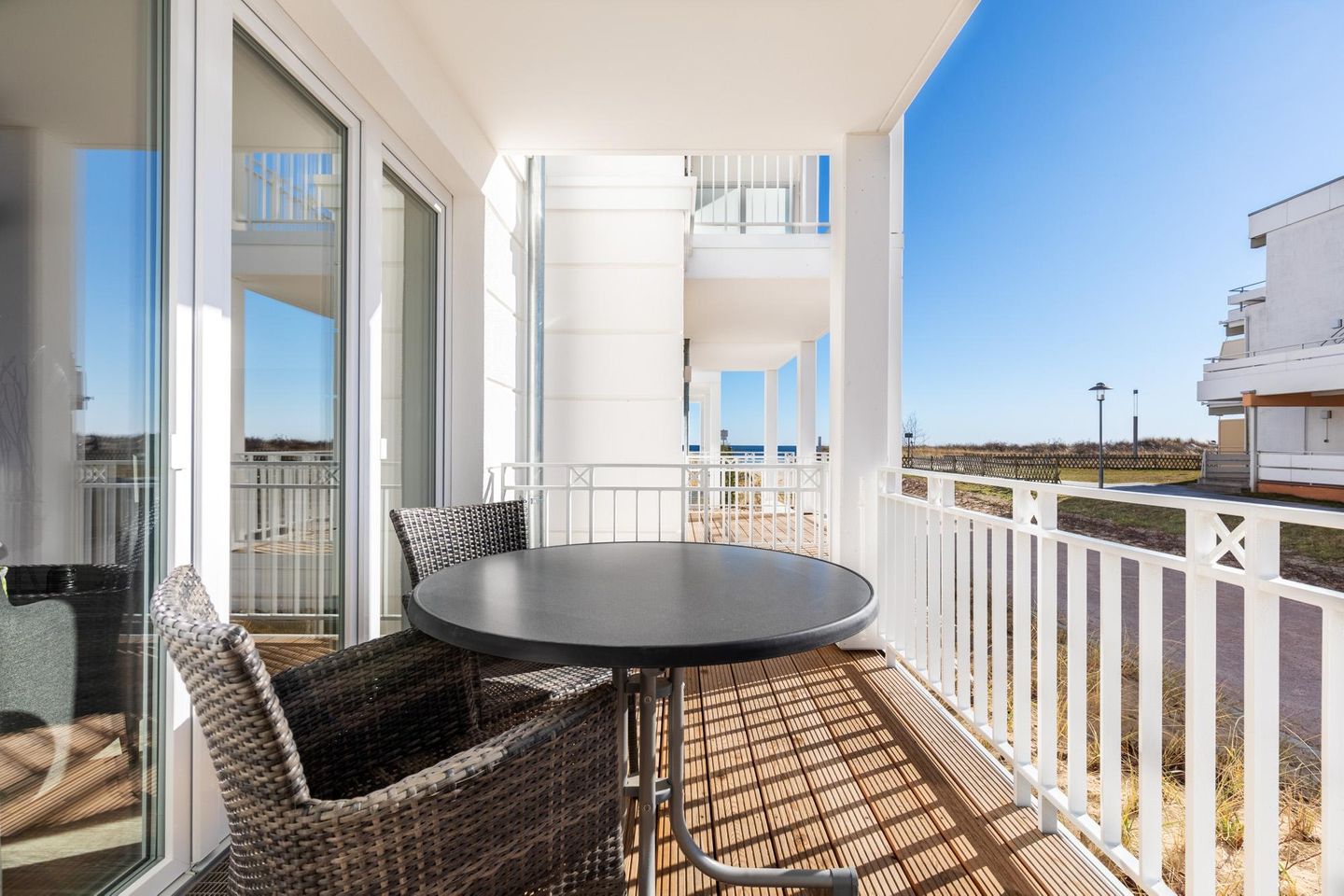 Apartmentanlage Meerblickvilla Apartmentanlage Meerblickvilla 0-02 Großenbrode - Balkon in West-Lage - gbmv0-02 - Großenbrode