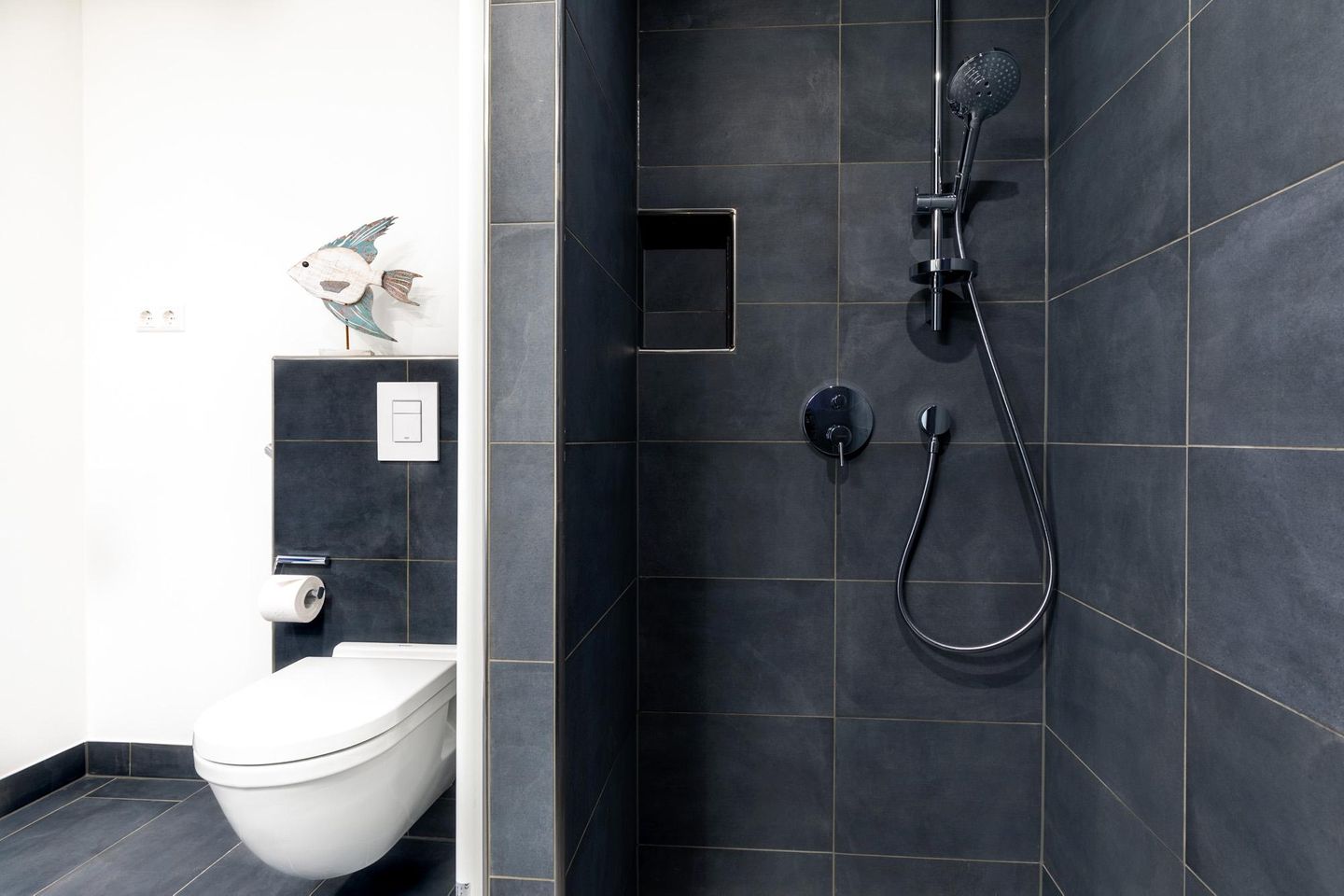 Apartmentanlage Meerblickvilla Apartmentanlage Meerblickvilla 0-03 Großenbrode - Badezimmer mit Regendusche - gbmv0-03 - Großenbrode