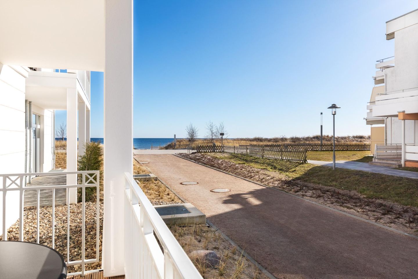 Apartmentanlage Meerblickvilla Apartmentanlage Meerblickvilla 0-03 Großenbrode - Balkon mit Meerblick - gbmv0-03 - Großenbrode