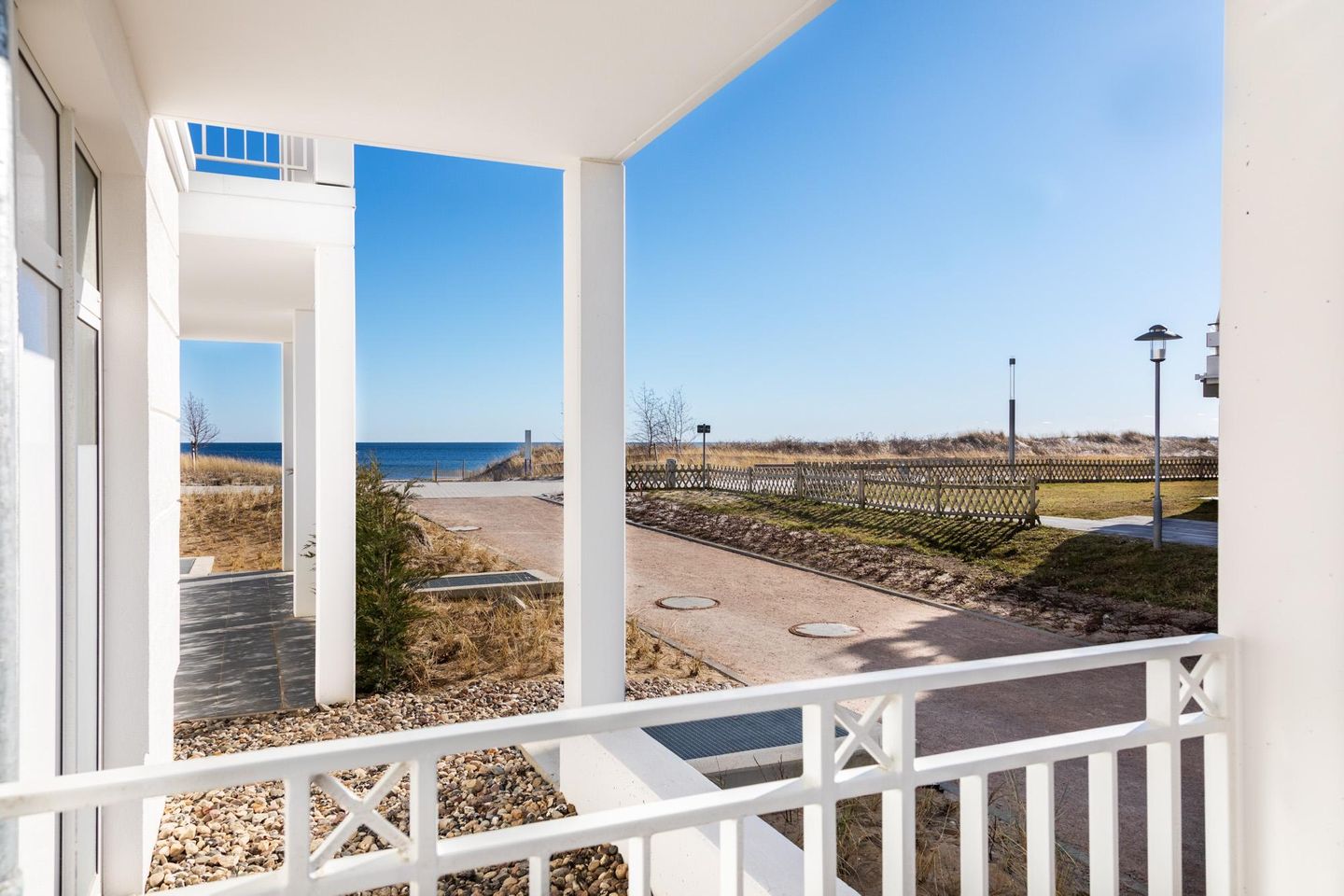 Apartmentanlage Meerblickvilla Apartmentanlage Meerblickvilla 0-03 Großenbrode - Balkon mit Blick zum Meer - gbmv0-03 - Großenbrode