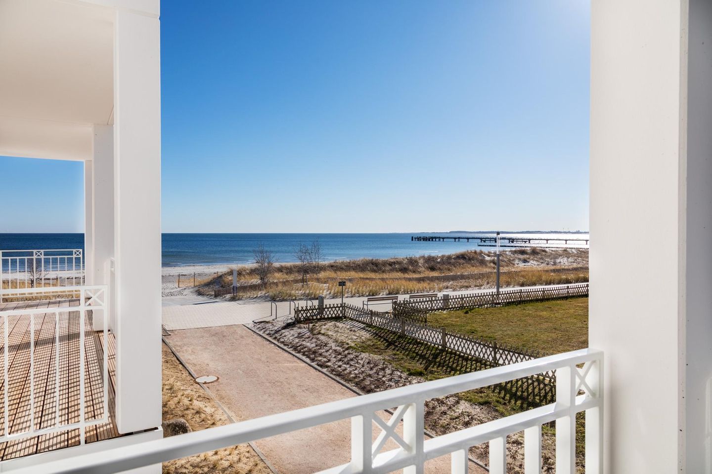 Apartmentanlage Meerblickvilla Apartmentanlage Meerblickvilla 1-07 Großenbrode - Balkon mit Meerblick