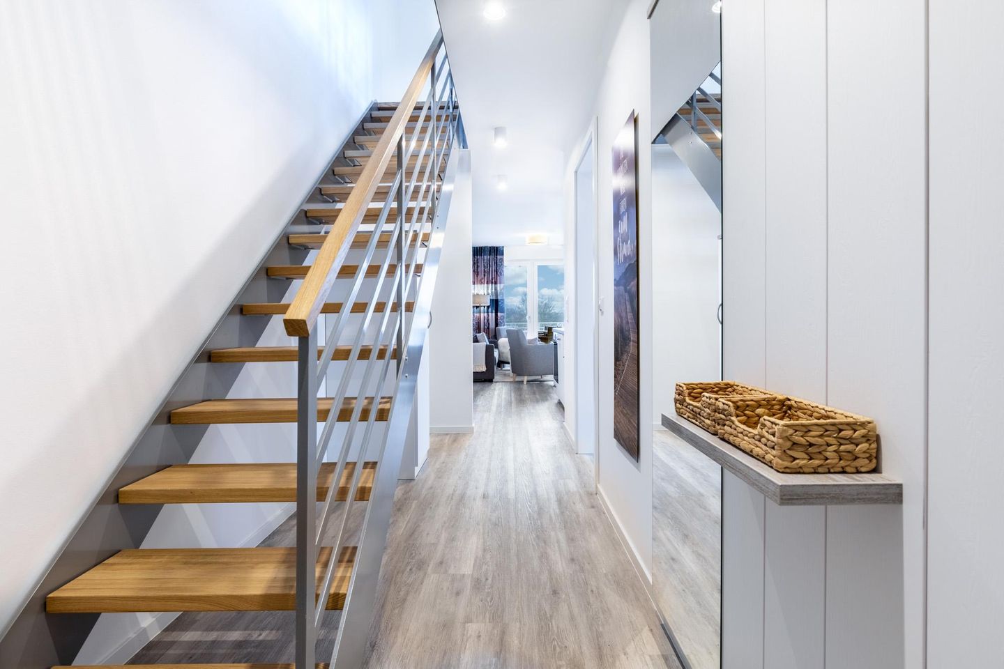 Apartmentanlage Meerblickvilla Apartmentanlage Meerblickvilla 3-32 Großenbrode - Entrée mit Treppe zu Galerie