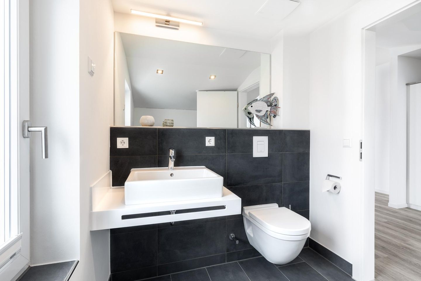 Apartmentanlage Meerblickvilla Apartmentanlage Meerblickvilla 3-32 Großenbrode - Badezimmer mit Waschtisch