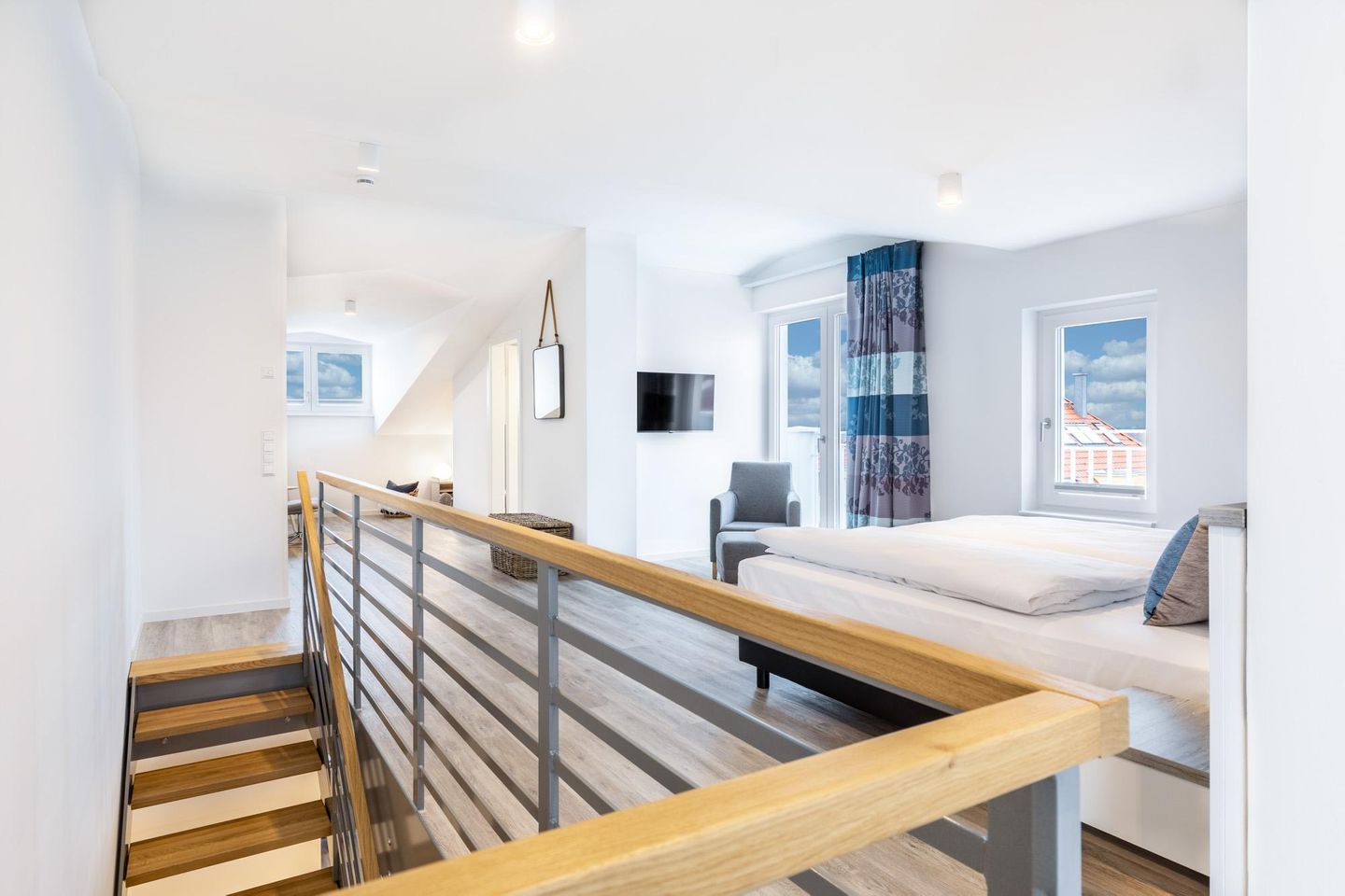 Apartmentanlage Meerblickvilla Apartmentanlage Meerblickvilla 3-32 Großenbrode - Galerie mit Flatscreen-TV