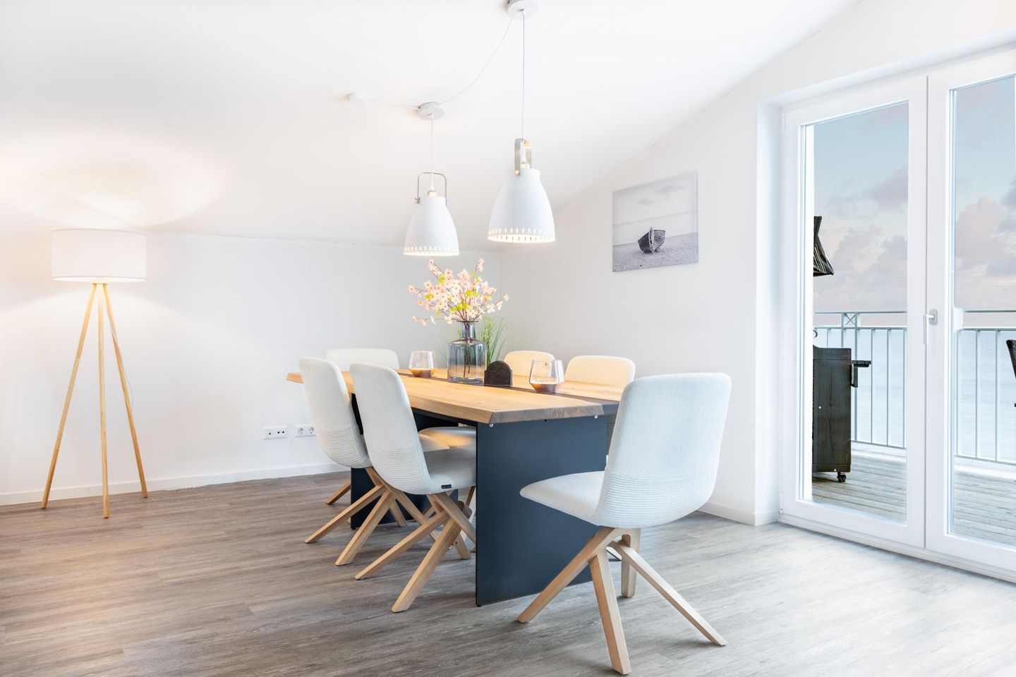 Apartmentanlage Meerblickvilla Apartmentanlage Meerblickvilla 4-46 Großenbrode - Wohn-/Essbereich mit Essecke