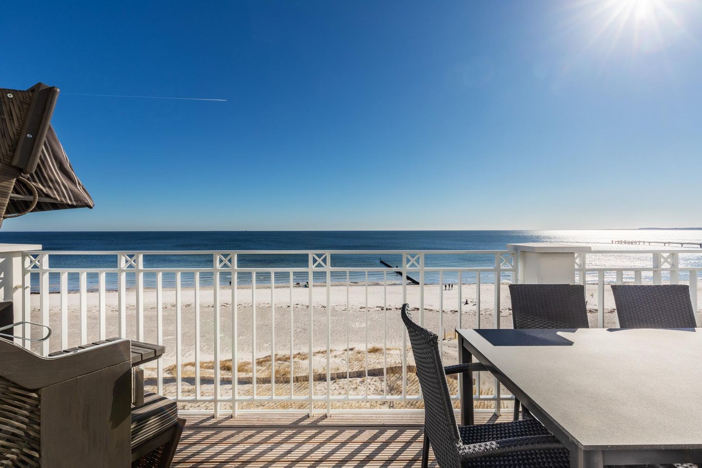 Apartmentanlage Meerblickvilla Apartmentanlage Meerblickvilla 4-46 Großenbrode - Balkon in Süd-Ost-Lage