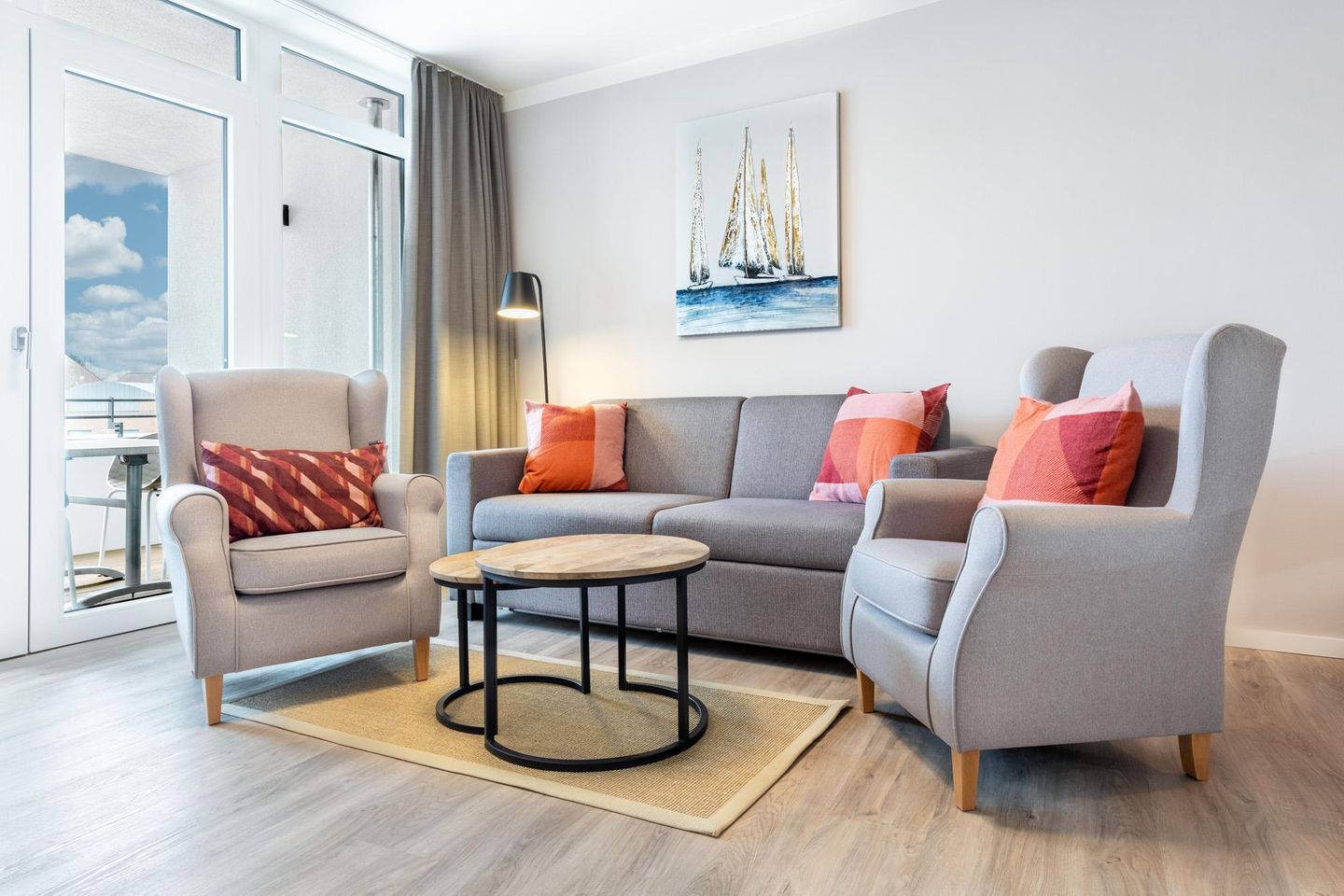 Godewindpark Travemünde Godewindpark Travemünde 1-17 Travemünde - Wohn-Essbereich mit Doppelschlafcouch