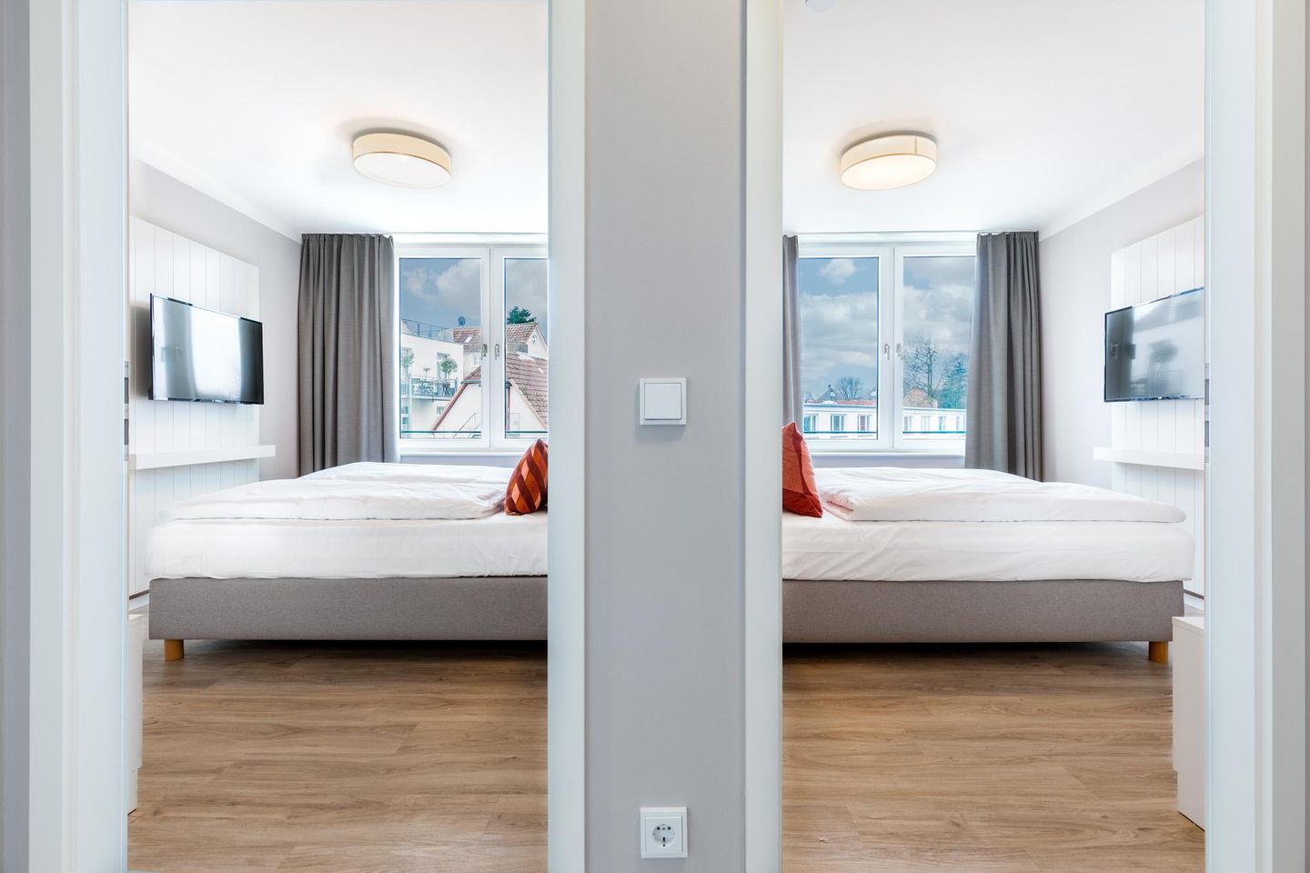 Godewindpark Travemünde Godewindpark Travemünde 1-17 Travemünde - Flur mit Blick zum Schlafzimmer