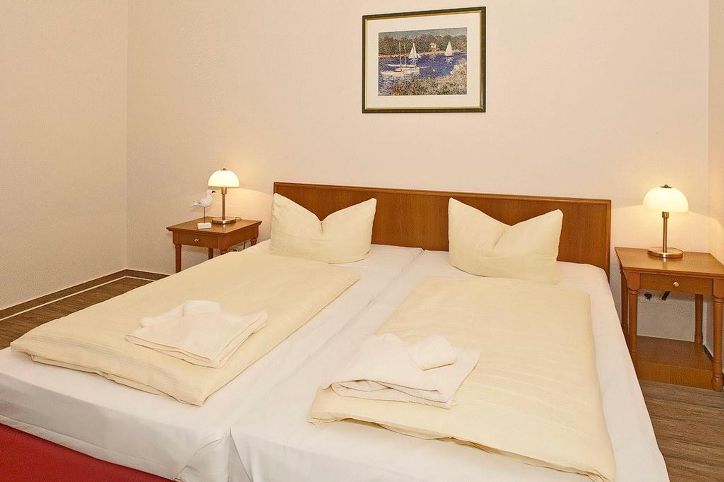 Seehof Seehof 25 Usedom - Schlafzimmer mit Doppelbett