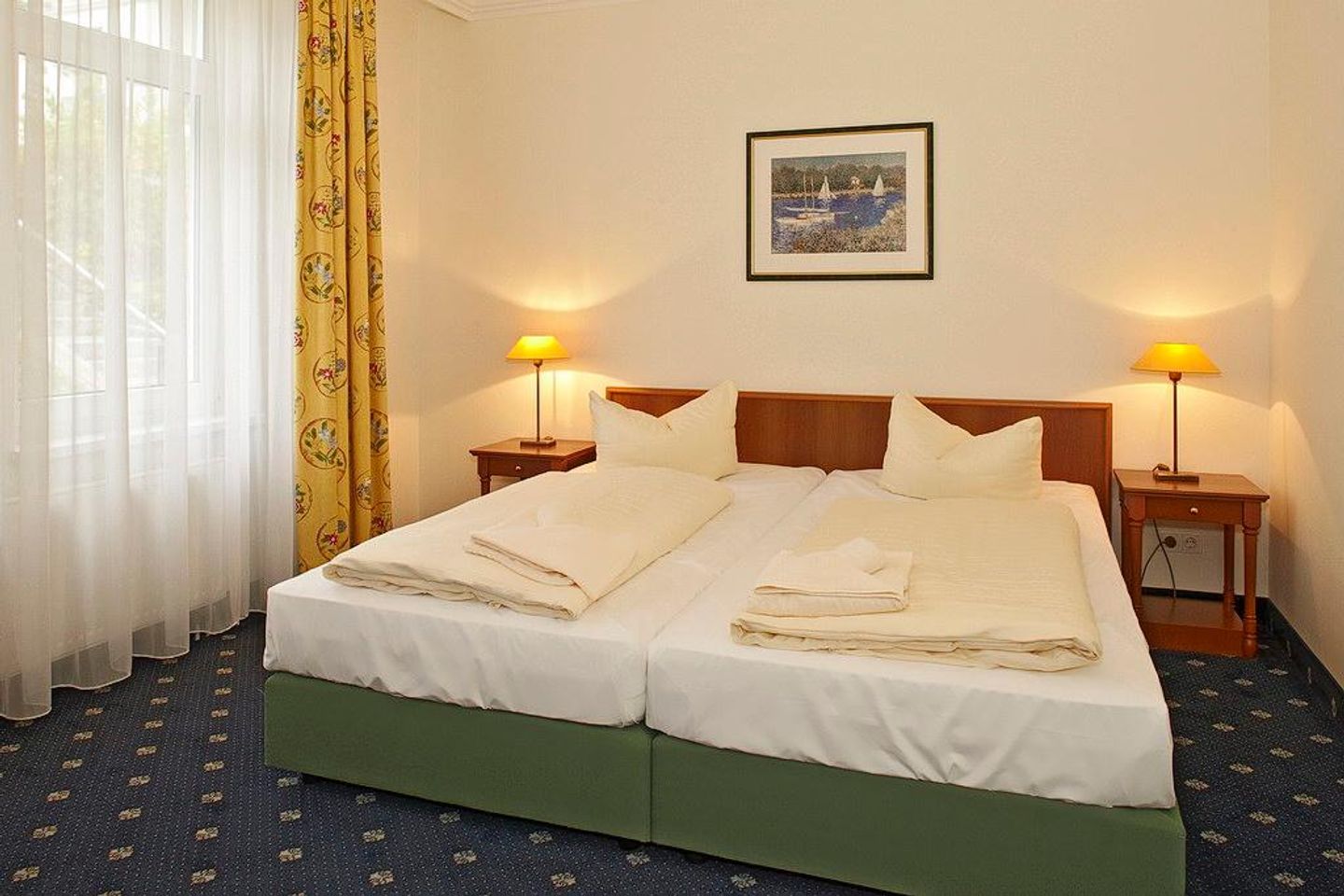 Seehof Seehof 204 Usedom - Schlafzimmer mit Doppelbett