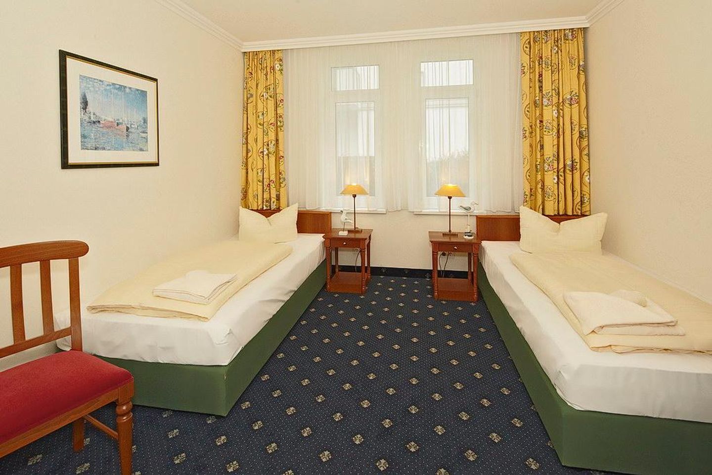 Seehof Seehof 204 Usedom - Schlafzimmer mit zwei Einzelbetten