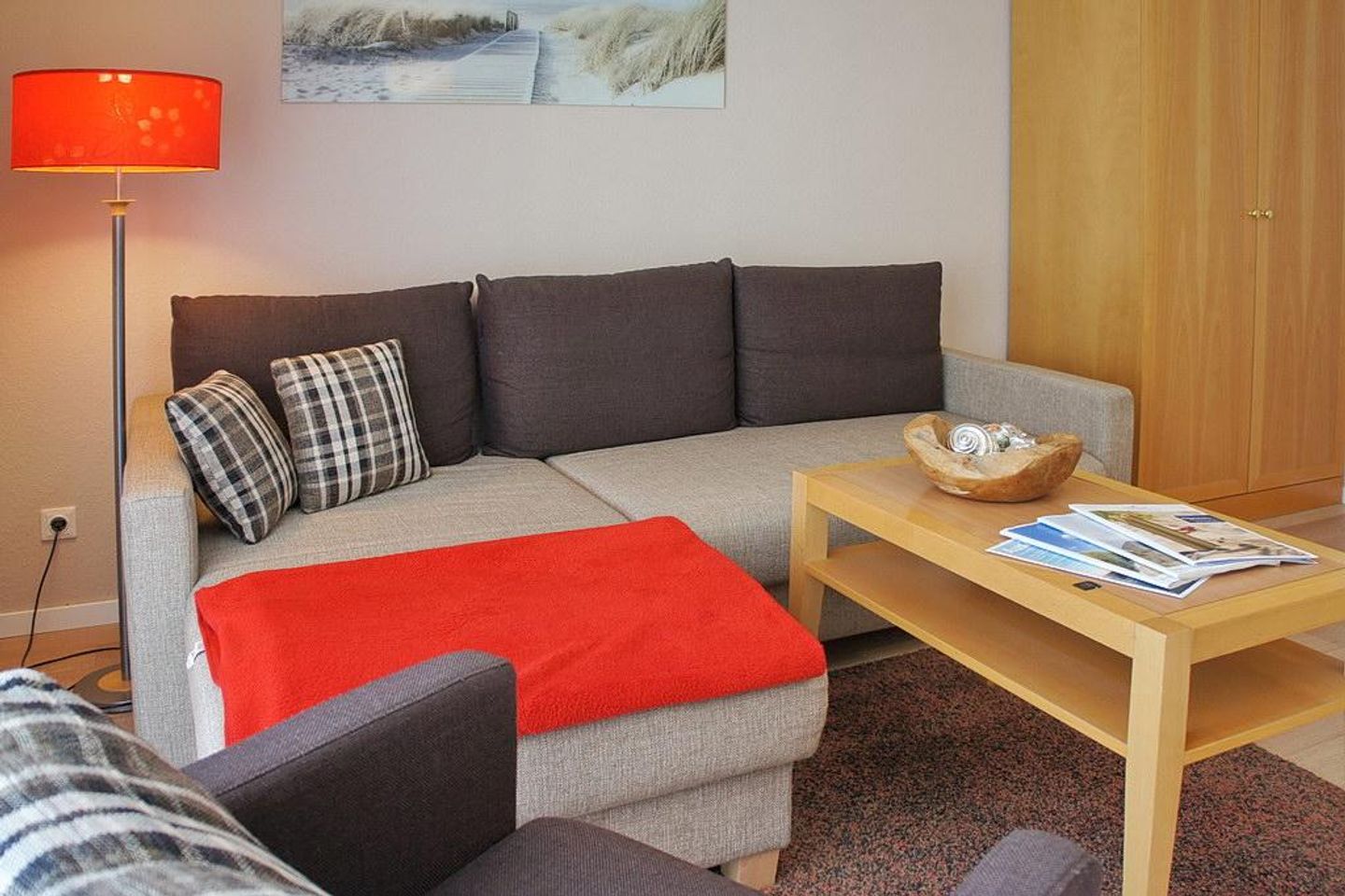 Inselstrand Inselstrand 1320 Usedom - Wohn-Essbereich mit Couch