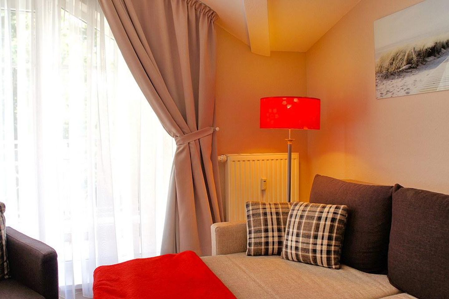 Inselstrand Inselstrand 1320 Usedom - Wohn-Essbereich mit Couch