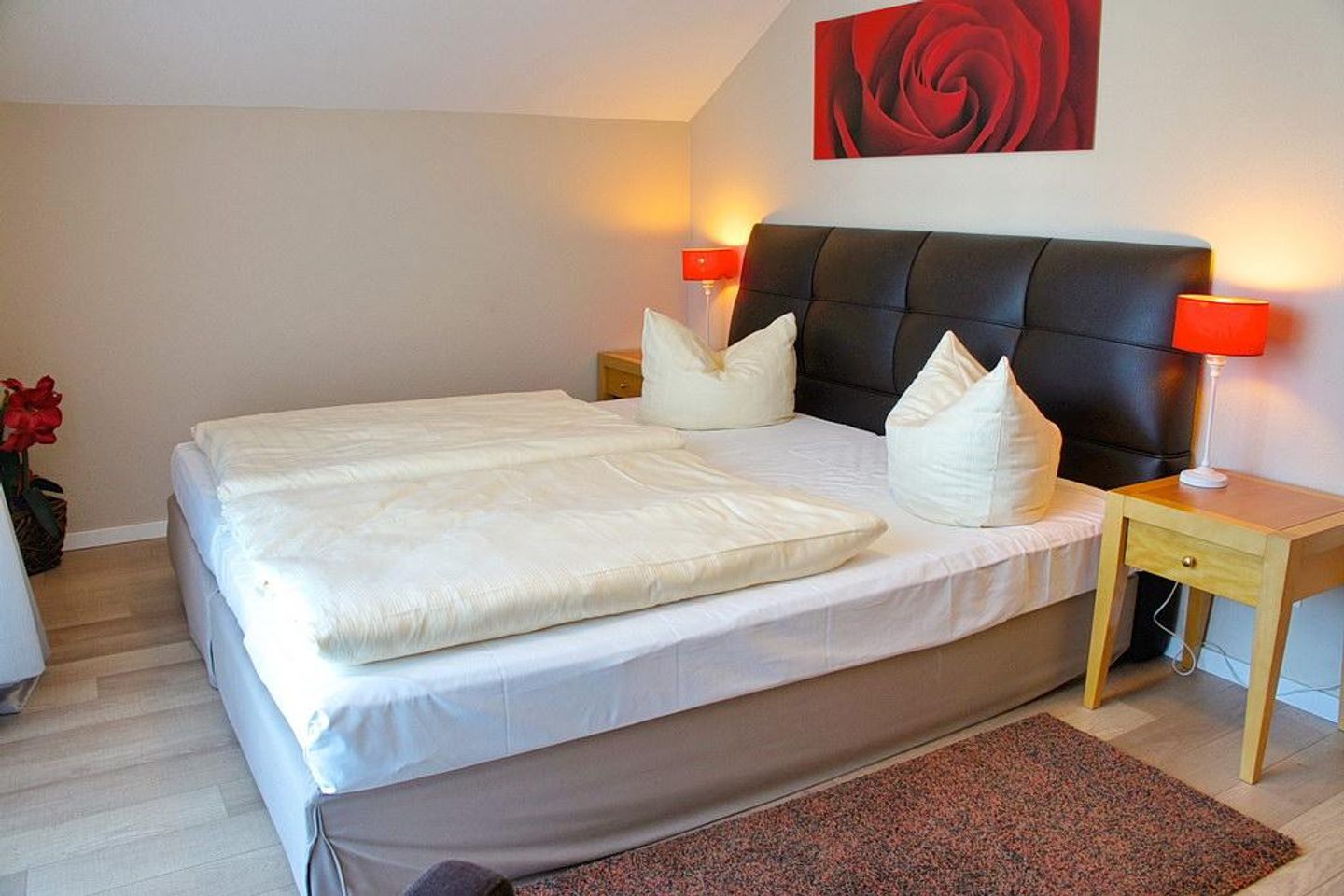 Inselstrand Inselstrand 1320 Usedom - Schlafzimmer mit Doppelbett