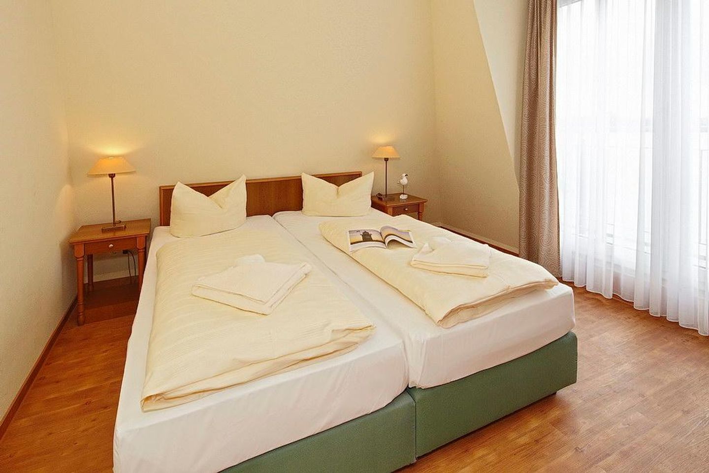 Seehof Seehof 231 Usedom - Schlafzimmer mit Doppelbett