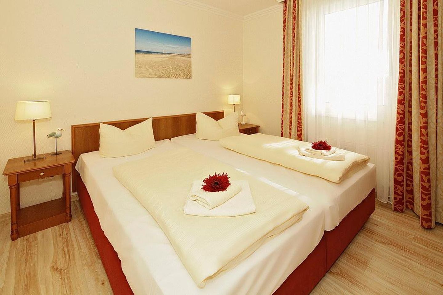 Seehof Seehof 124 Usedom - Schlafzimmer mit Doppelbett