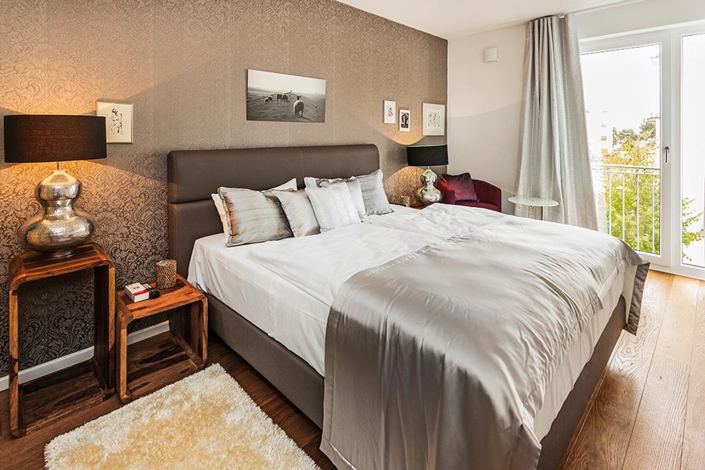 DünenResort Binz DünenResort Binz 128 Rügen - Schlafzimmer mit Doppelbett